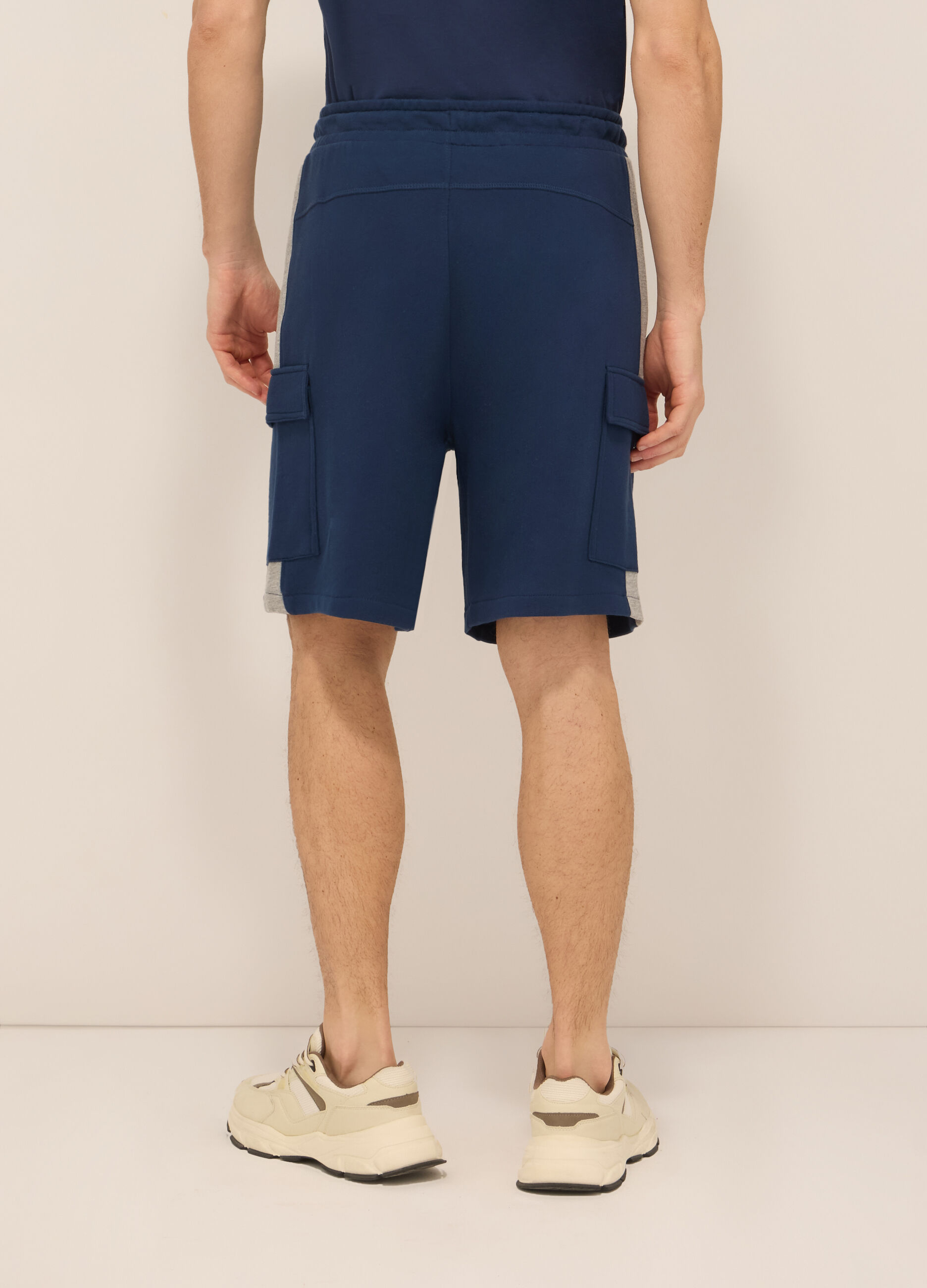 Short sportivi in felpa di cotone uomo_1