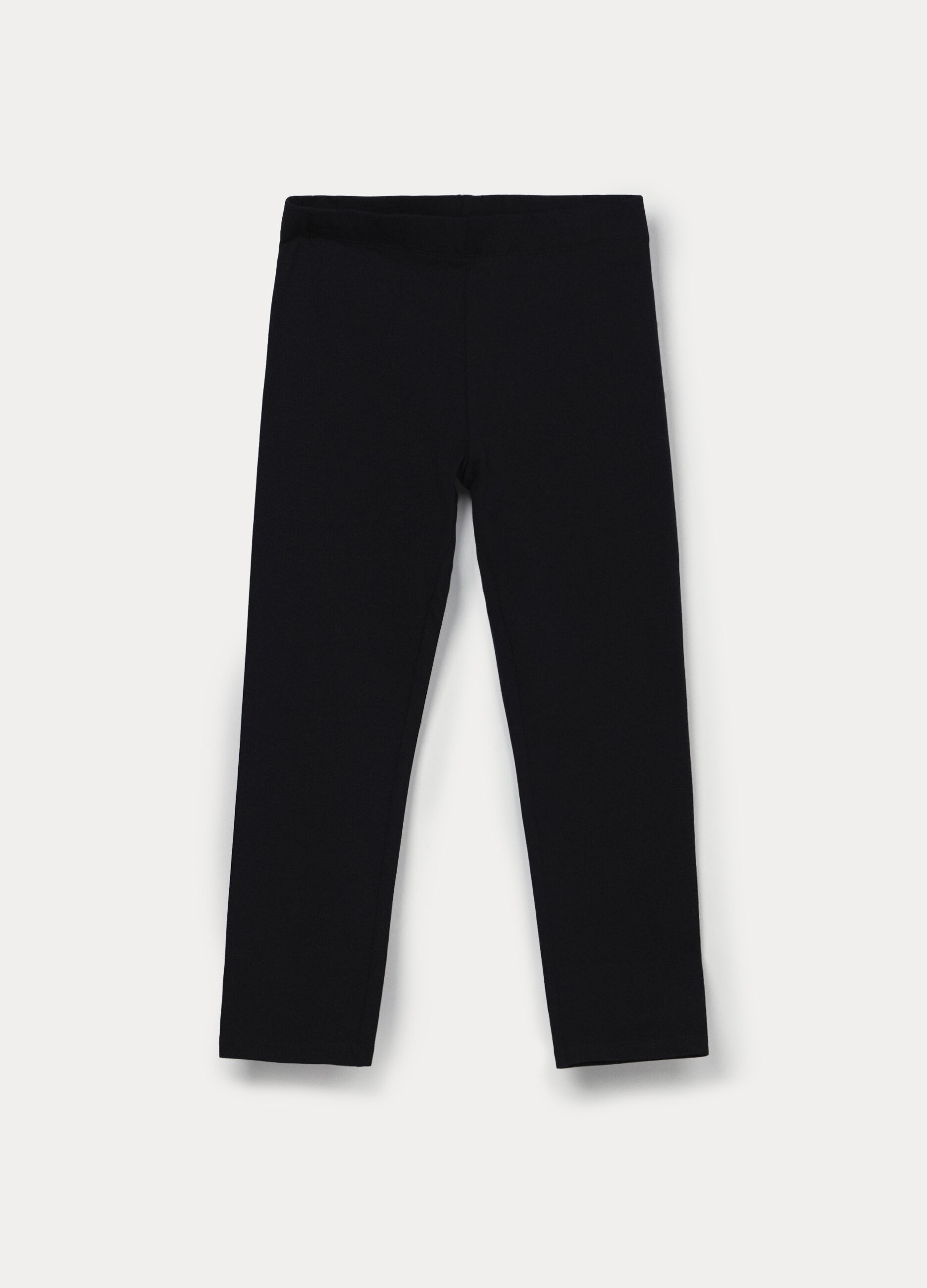 Leggings capri regular fit in cotone stretch ragazza_0