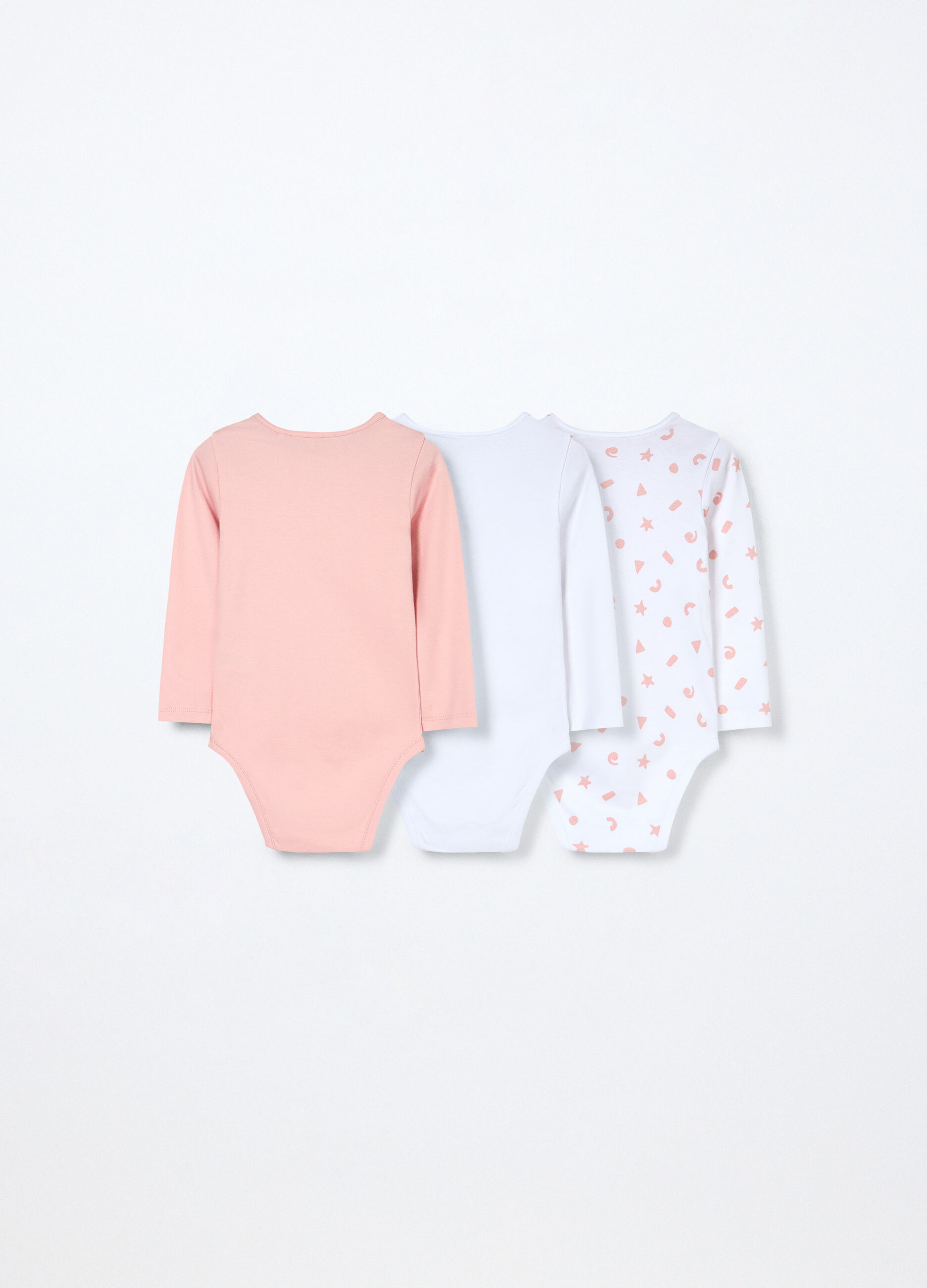 Pack 3 body in interlock di puro cotone neonata_1