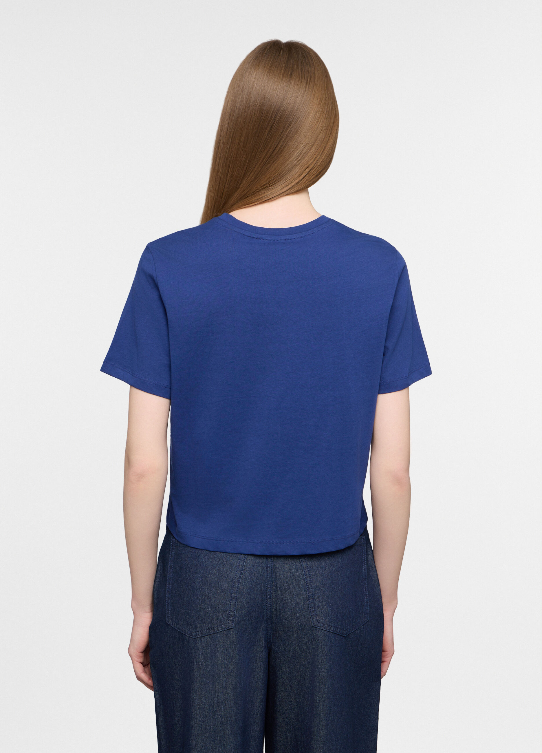 T-shirt girocollo donna_1