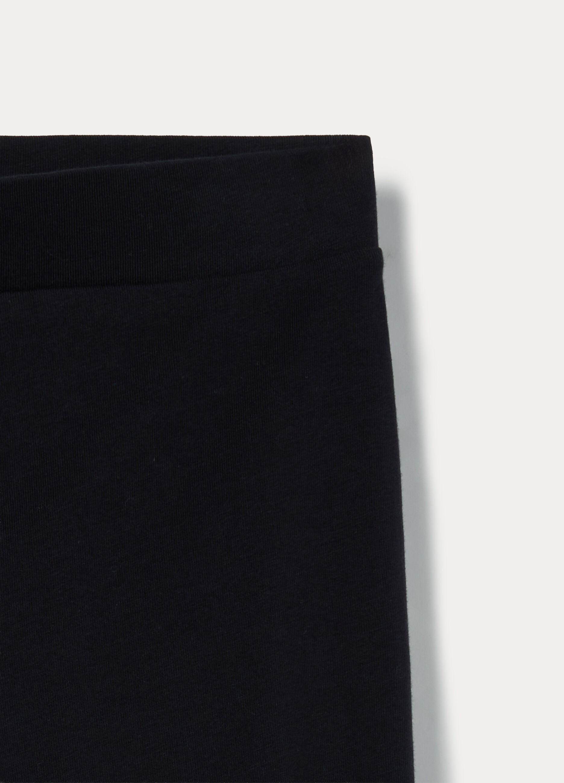 Leggings flare fit in jersey di cotone stretch ragazza_2