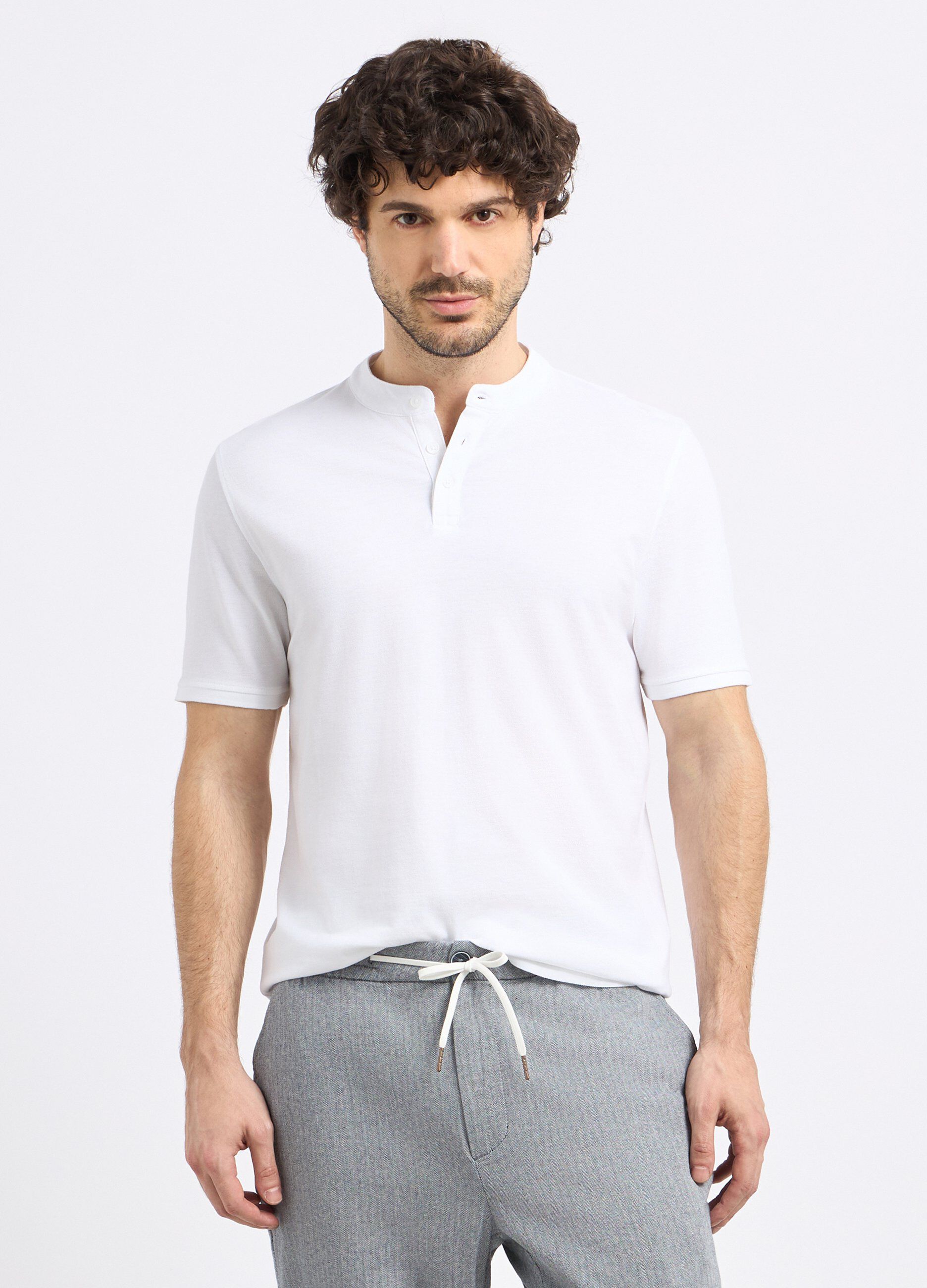 Polo in puro cotone uomo_0