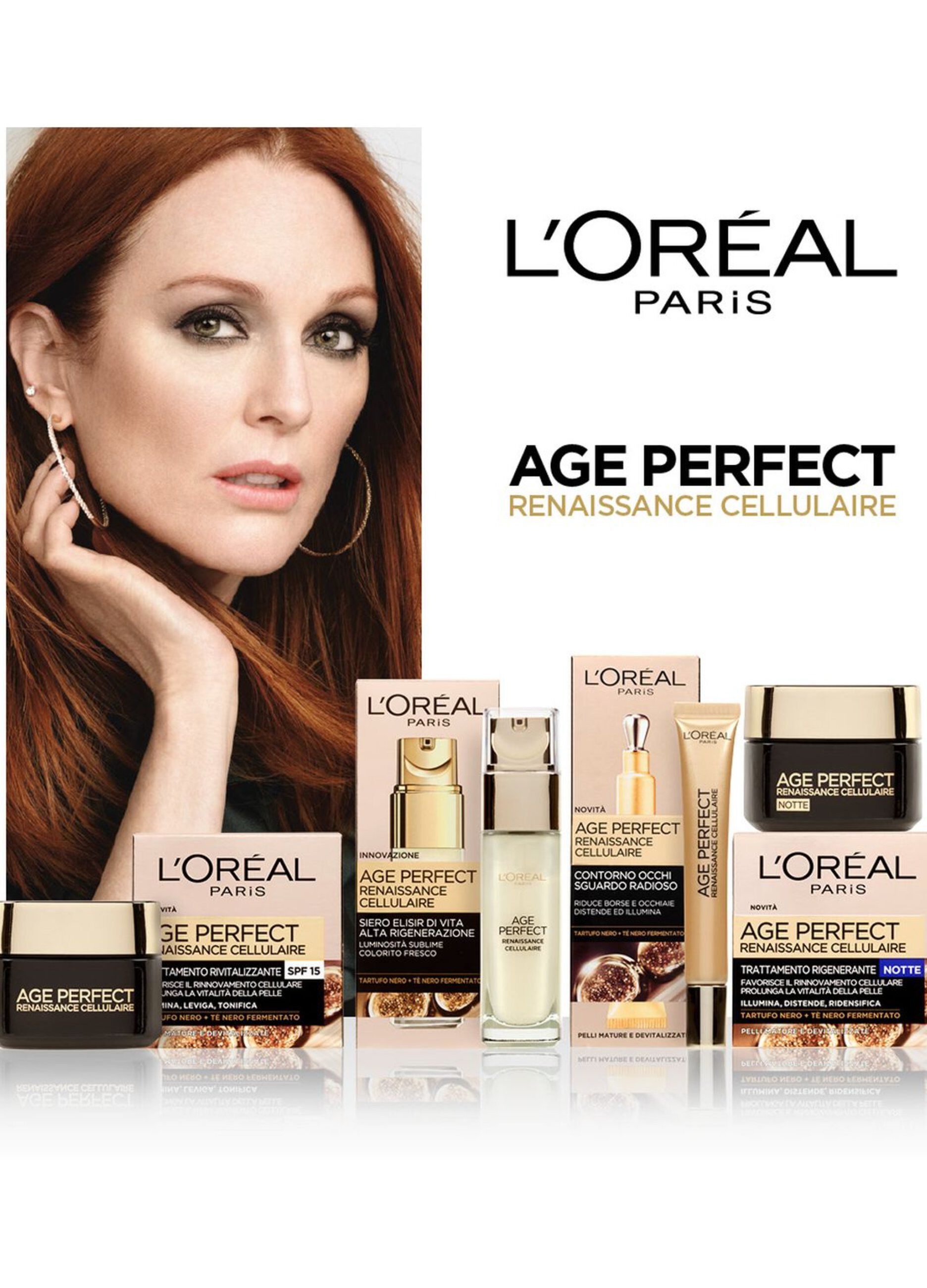 L'Oréal Paris Crema Viso Anti-rughe Age Perfect Reinassance Cellulaire, Trattamento Ricostituente Giorno, Pelli Mature, Protezione Solare 15, 50 ml._4