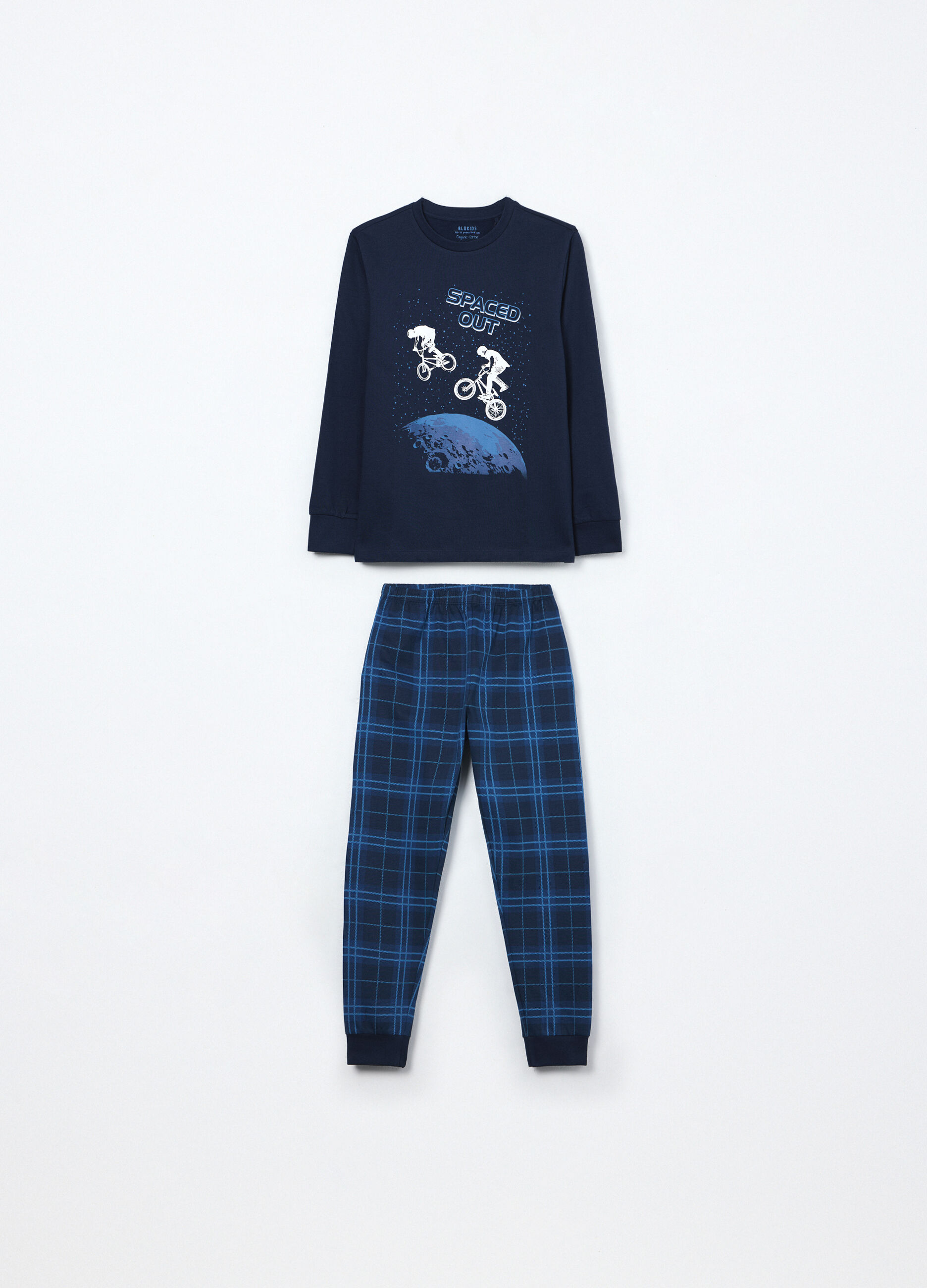 Set pigiama lungo in jersey di puro cotone ragazzo_0