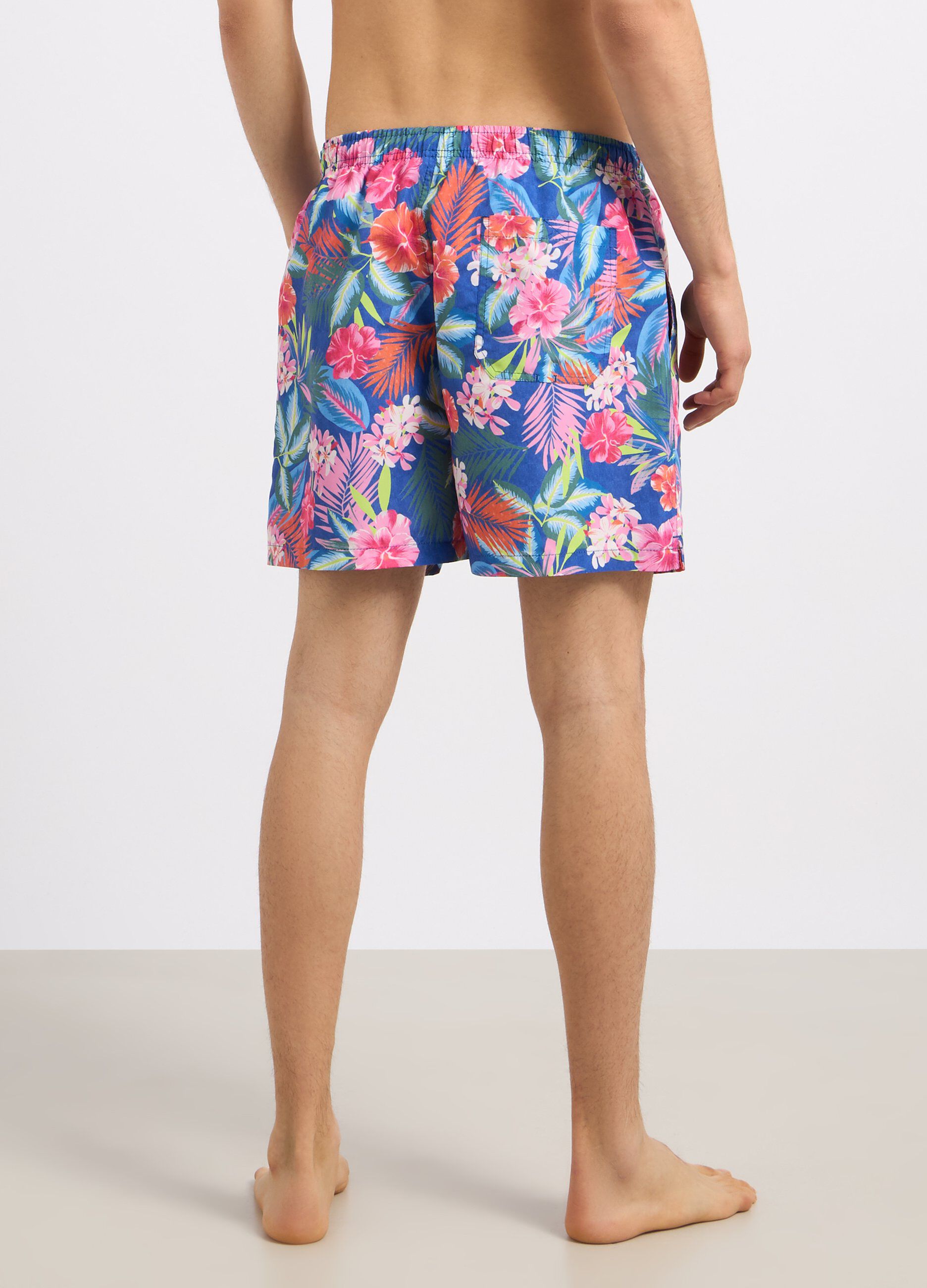 Costume shorts con stampa uomo_1