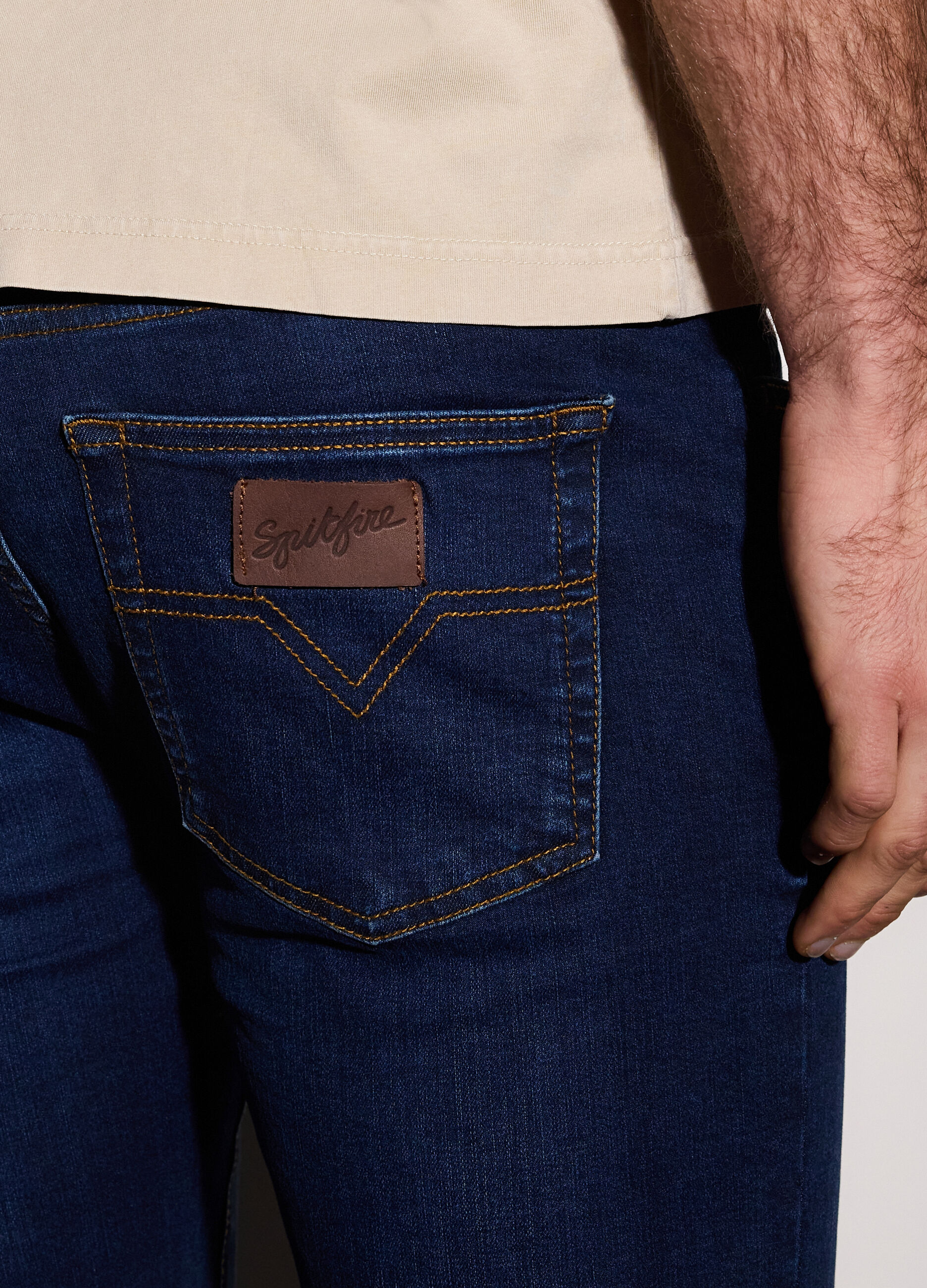 Jeans skinny fit in misto cotone stretch uomo_2