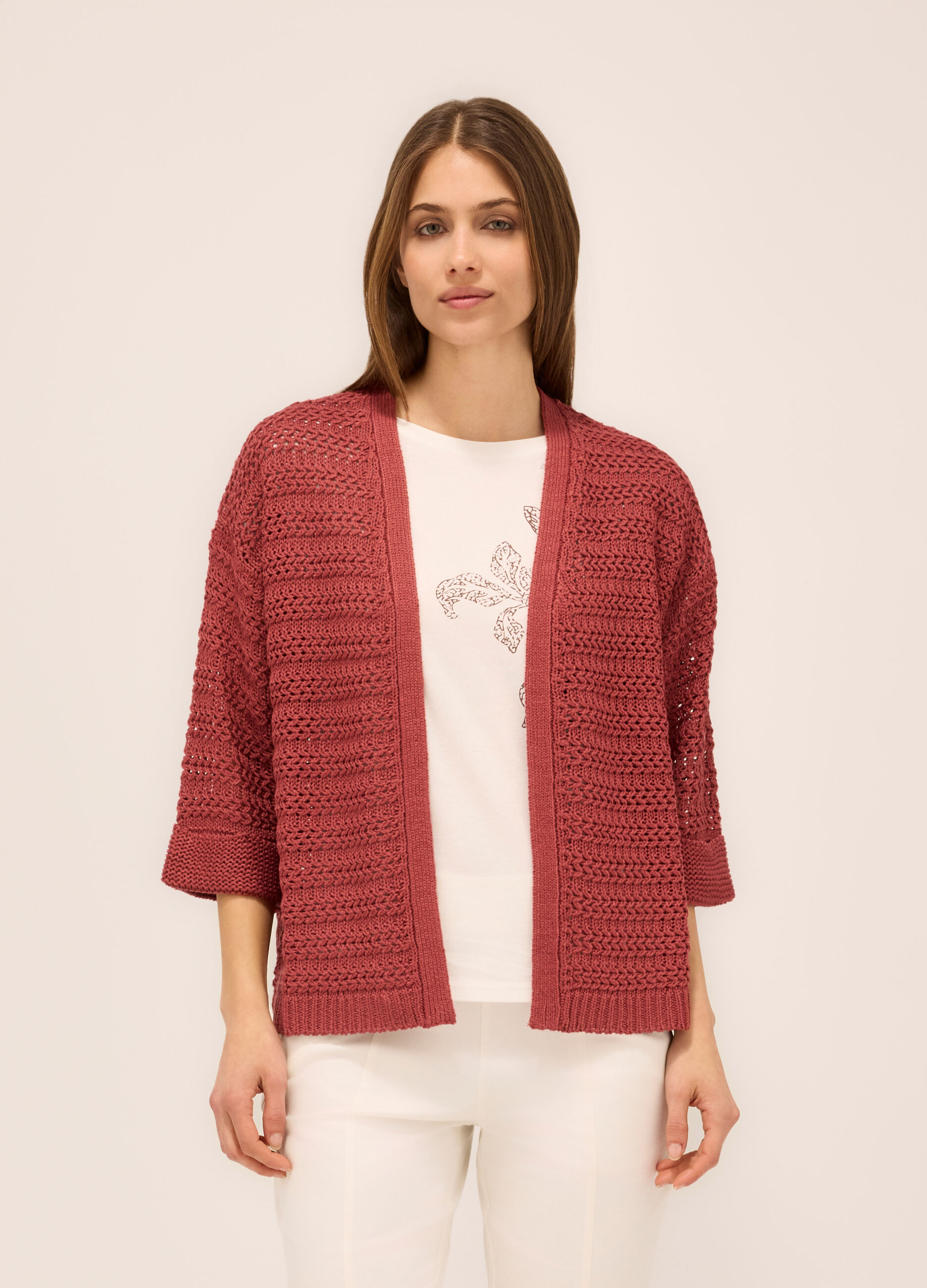 Cardigan aperto donna_0
