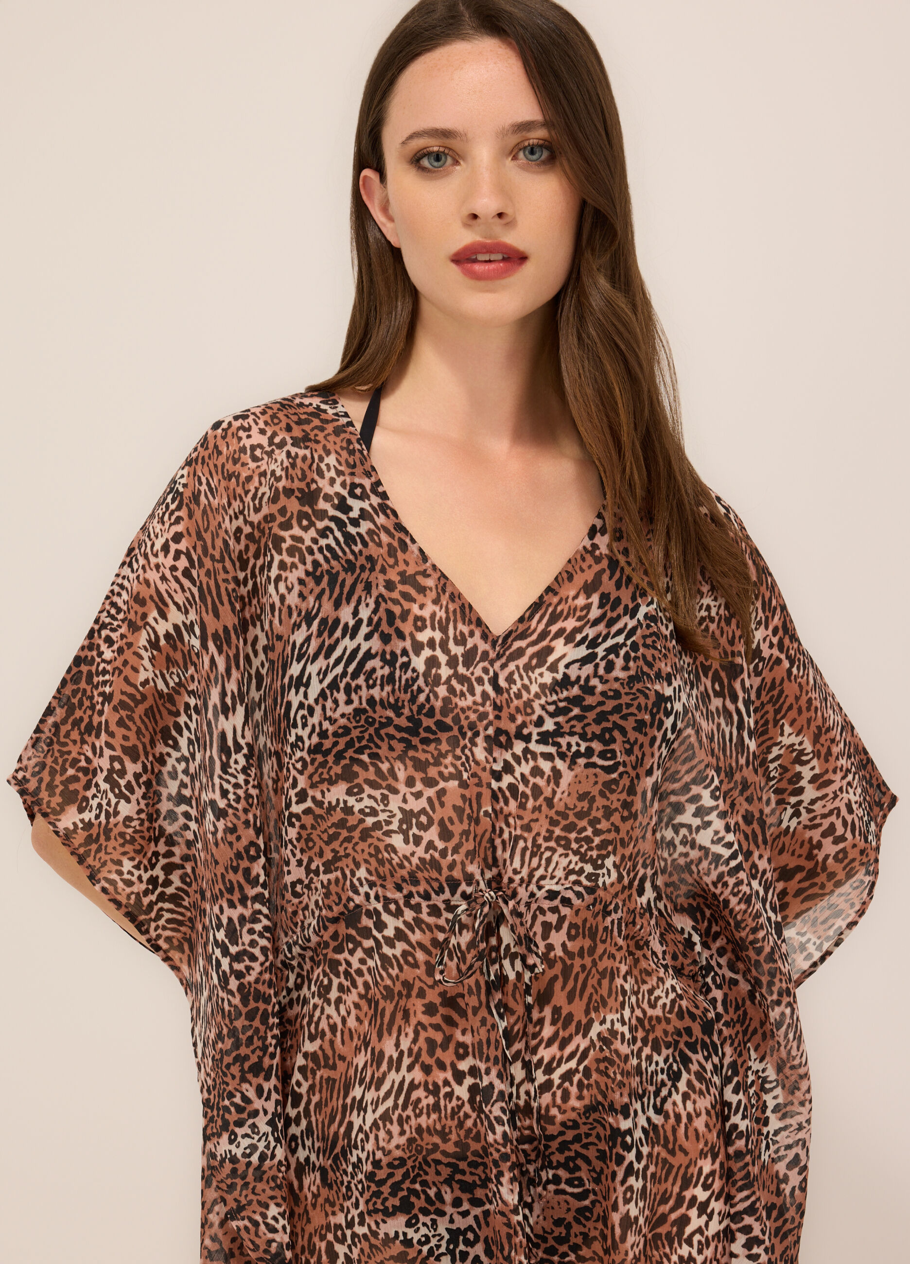 Copricostume in chiffon donna_2