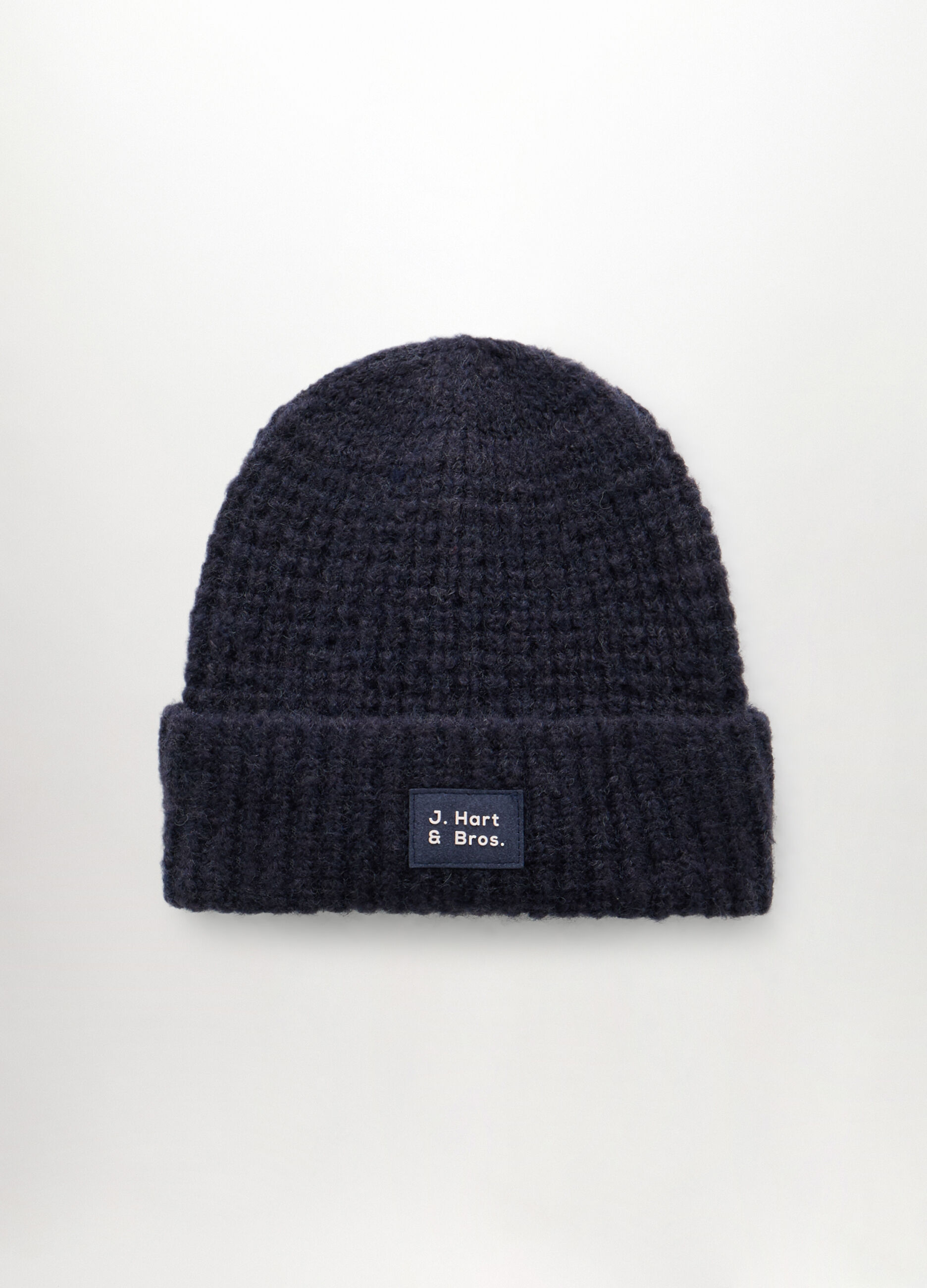 Berretto a coste con logo uomo_0