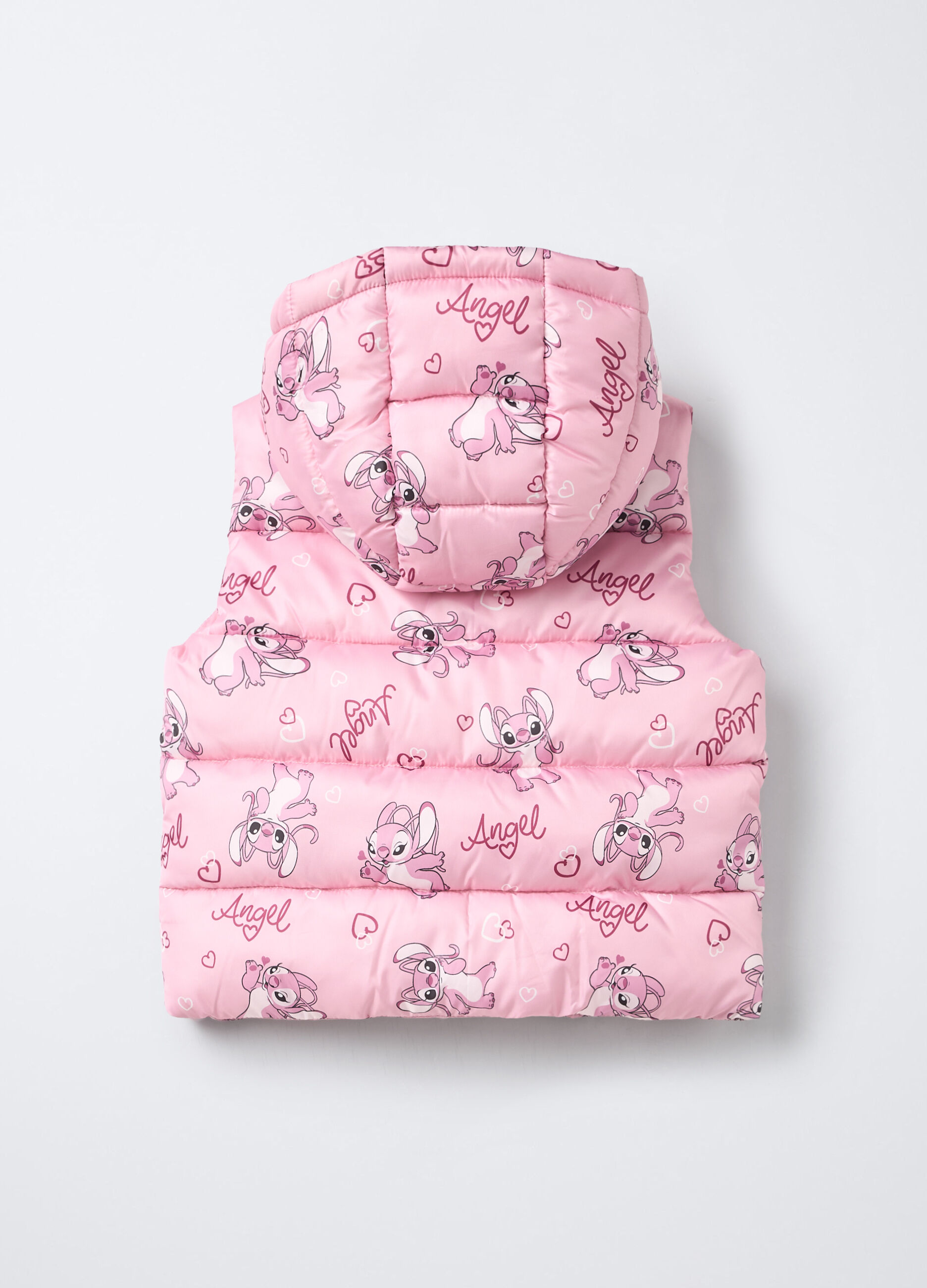 Gilet imbottito 220 grammi Disney con cappuccio bambina_1