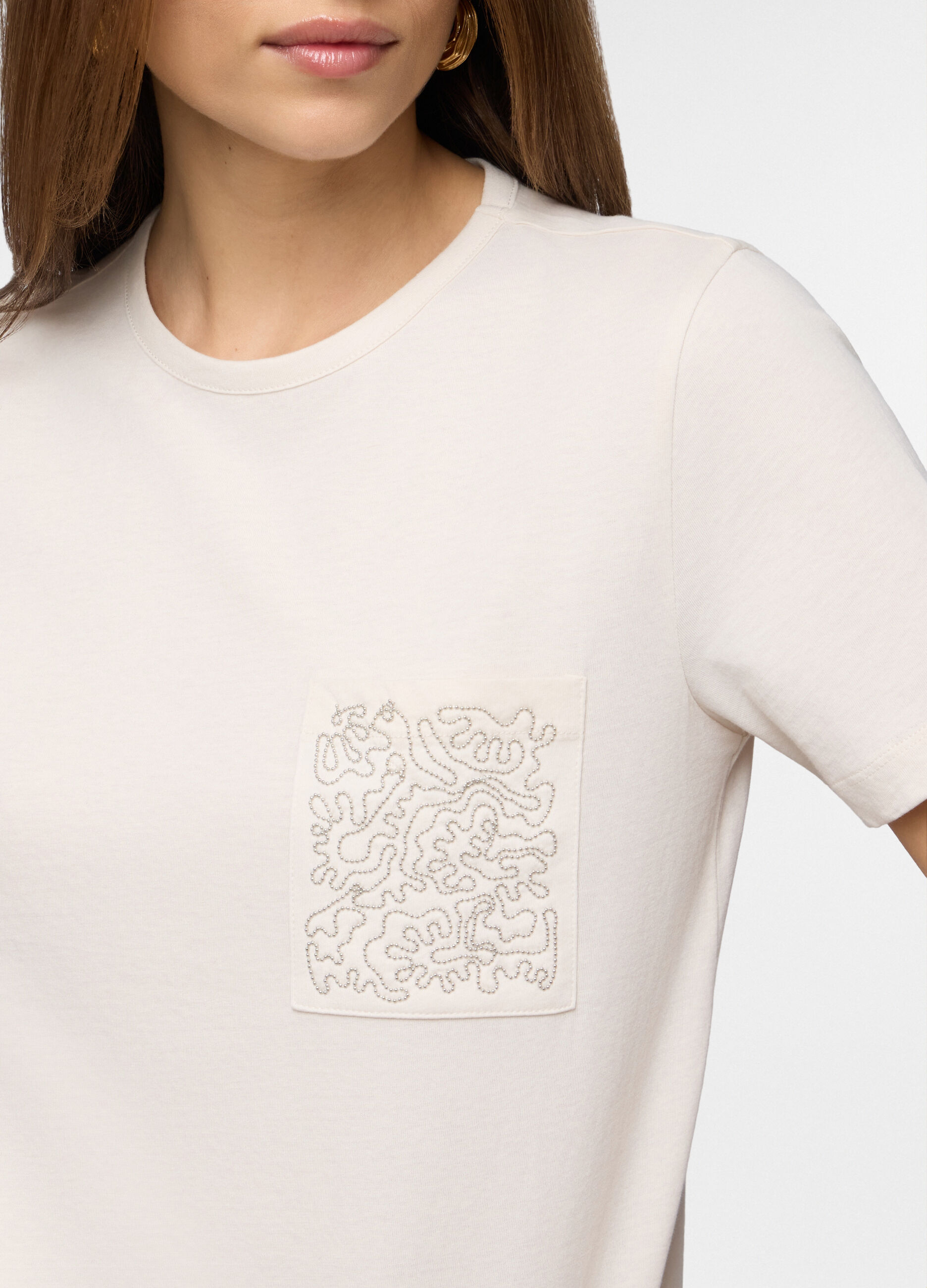 T-shirt girocollo donna_2