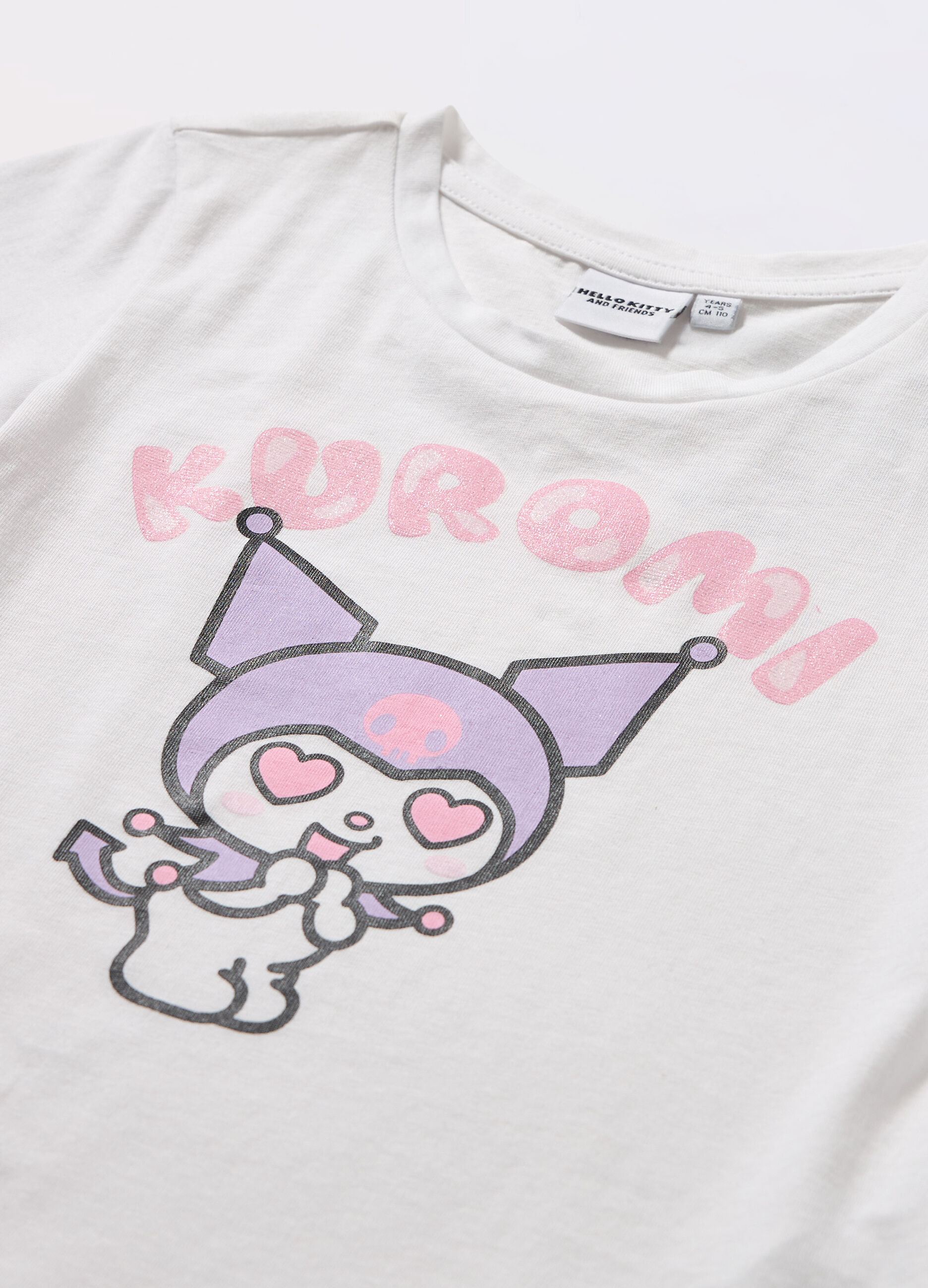 T-shirt Hello Kitty in puro cotone bambina