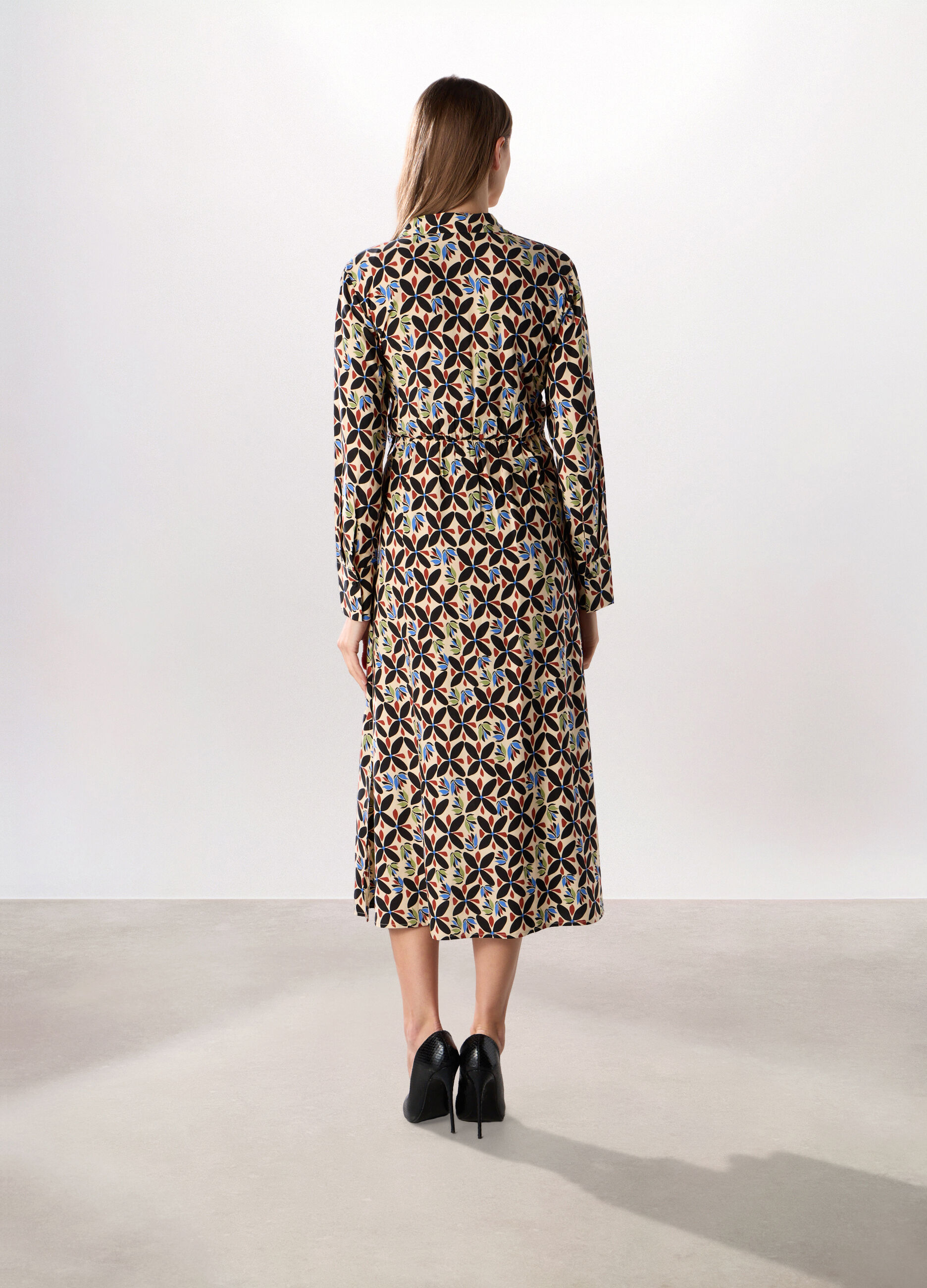 Abito lungo chemisier donna_1