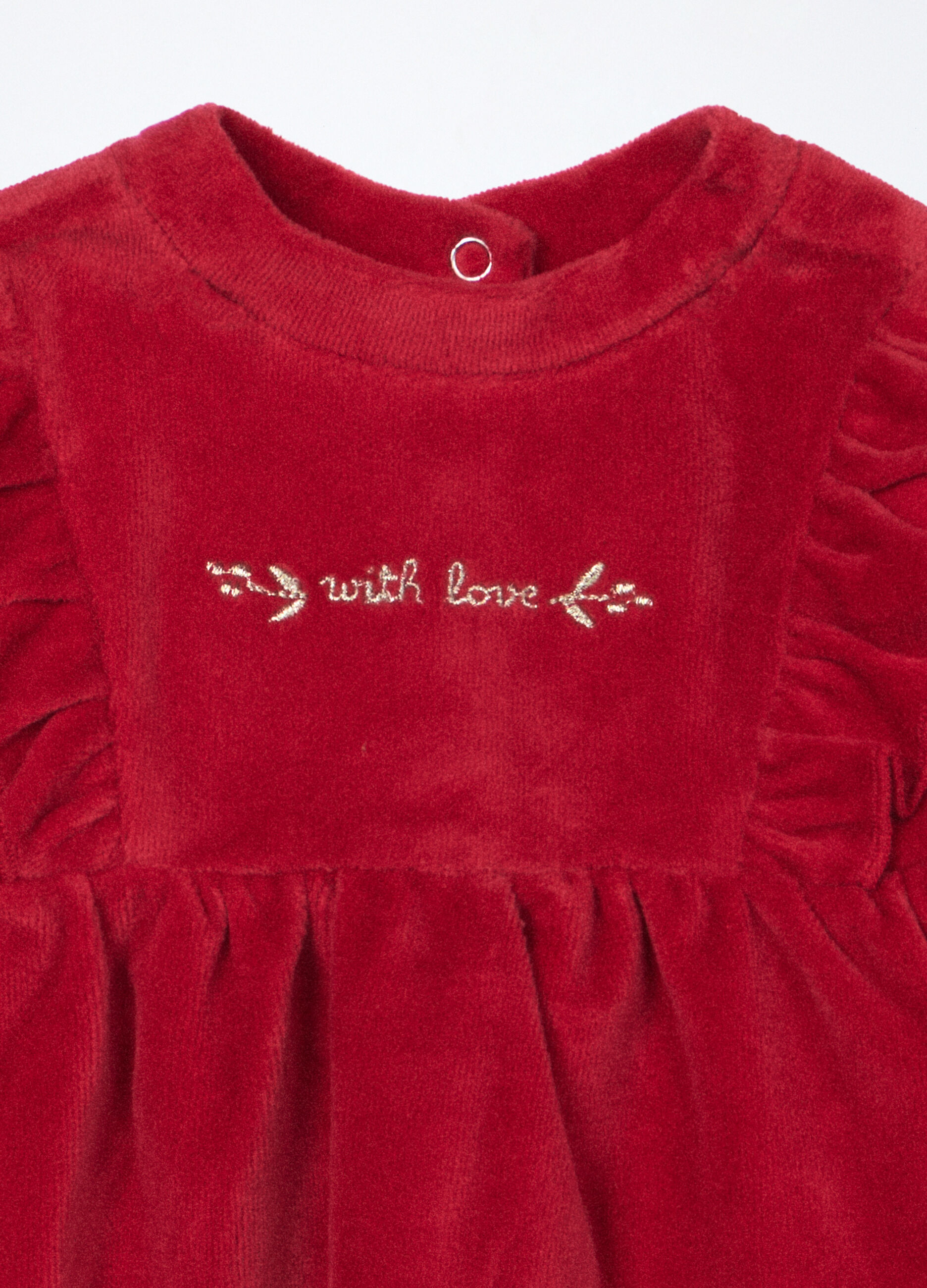 Set misto cotone velour neonata_1