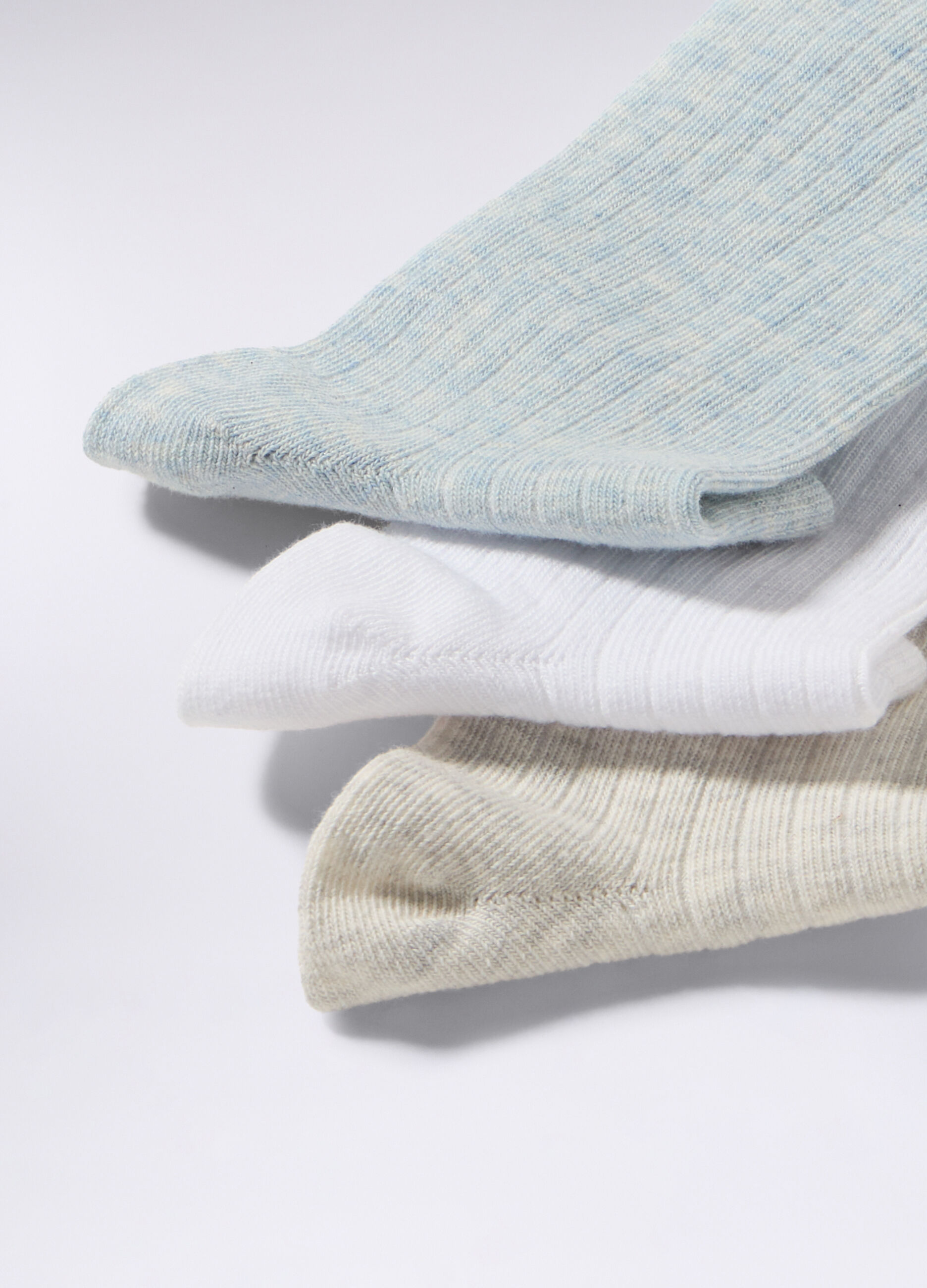 Pack 3 calze misto cotone stretch donna_1