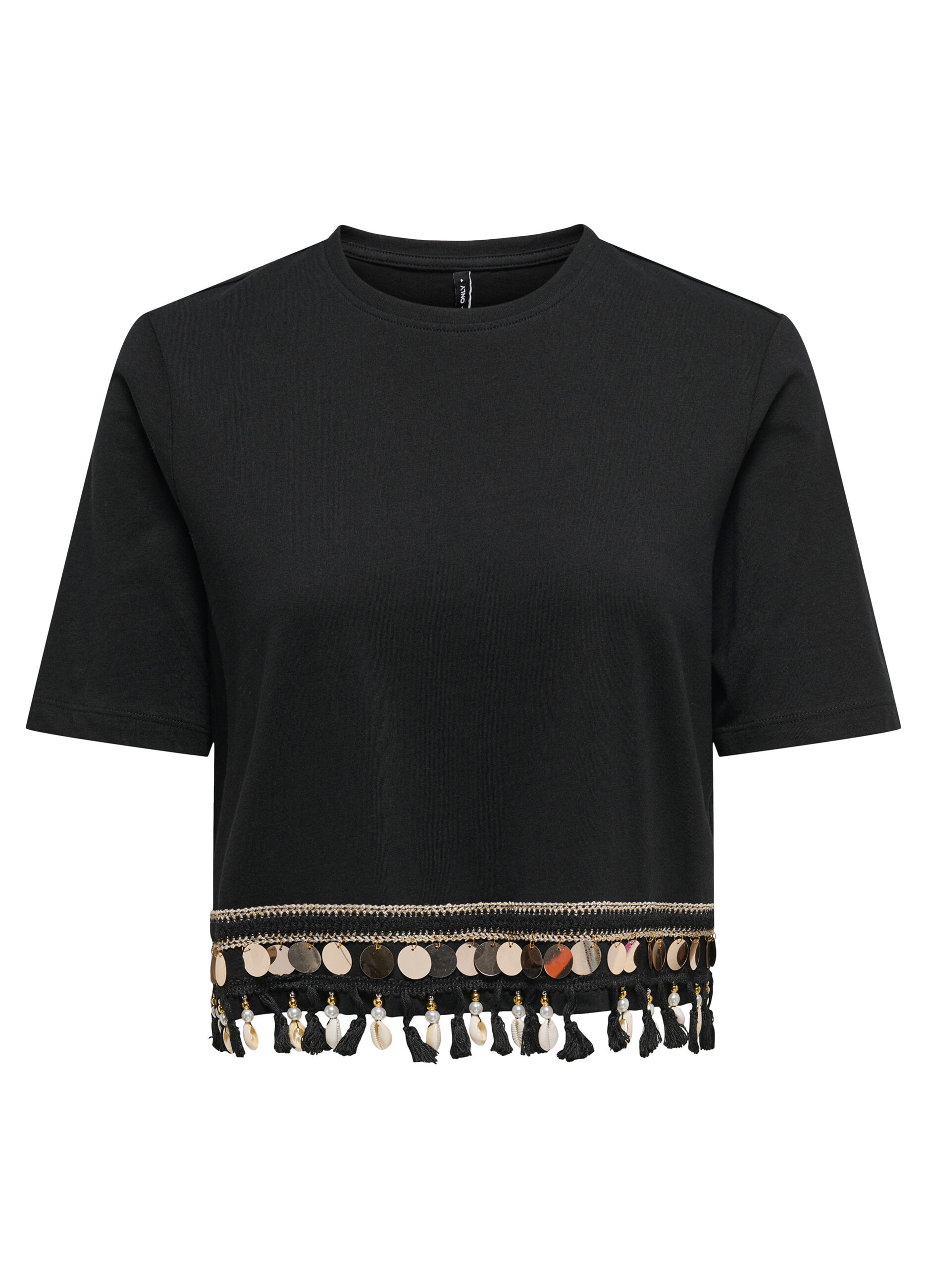 T-shirt con applicazioni donna_5