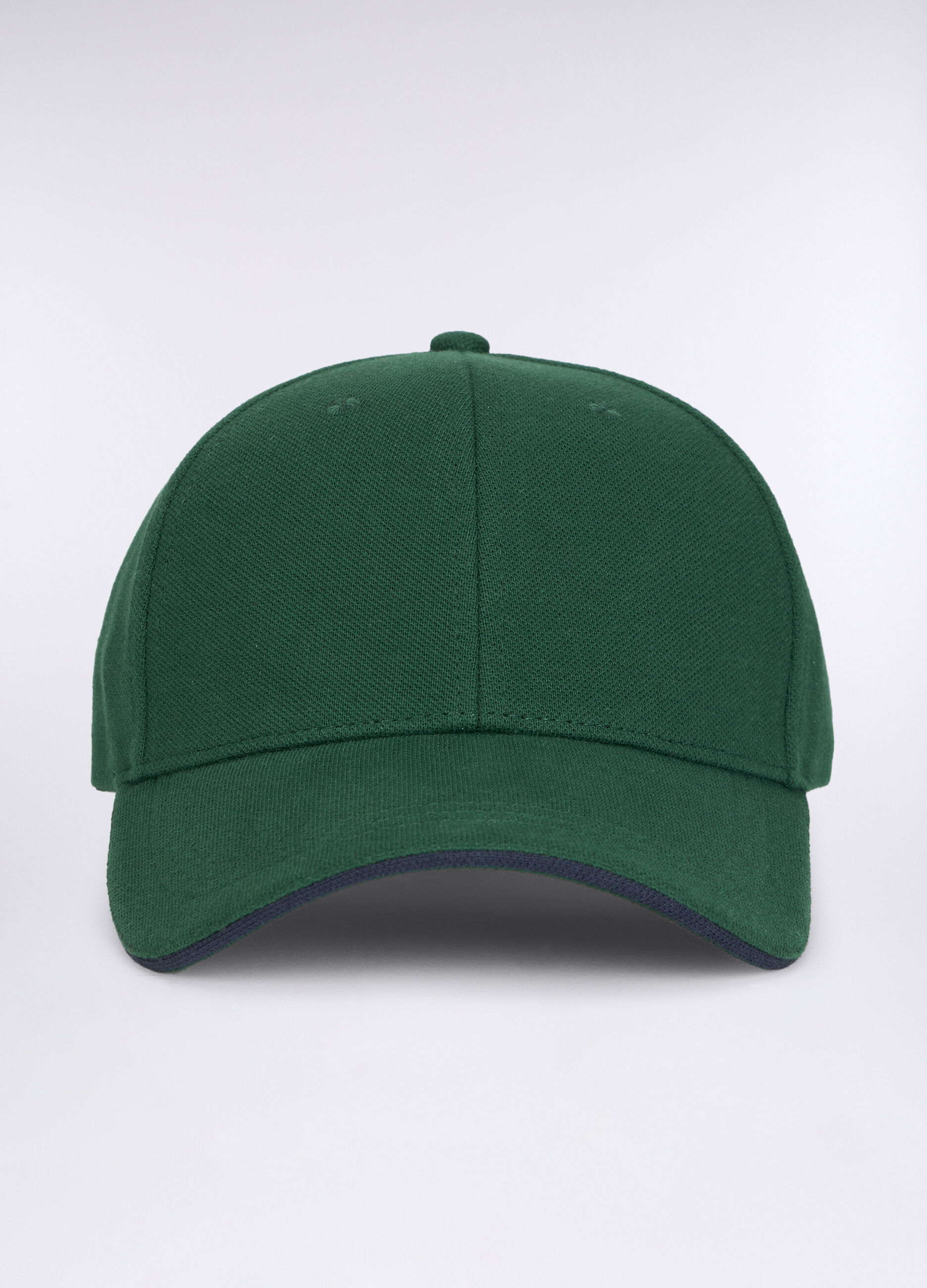 Cappello baseball in piquet di cotone uomo_0