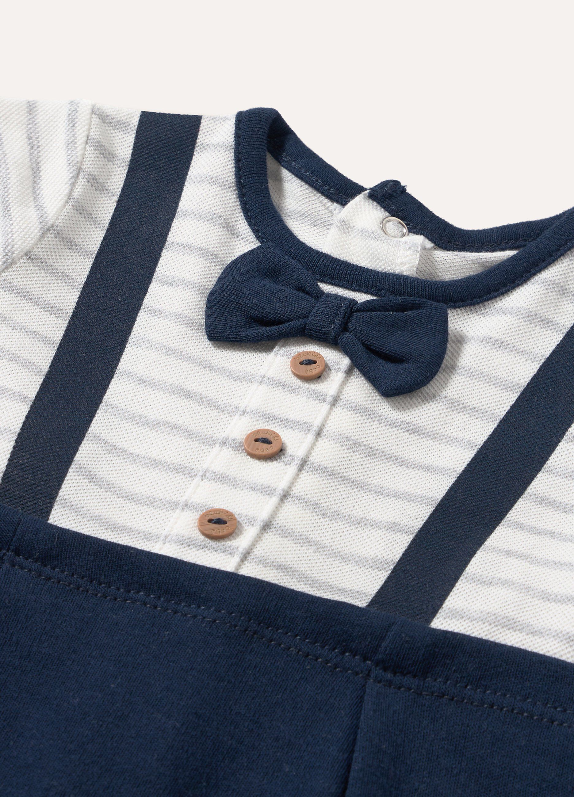 Tutina in puro cotone piquet neonato_1