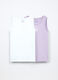 Pack 2 canotte in pointelle di puro cotone bambina_0
