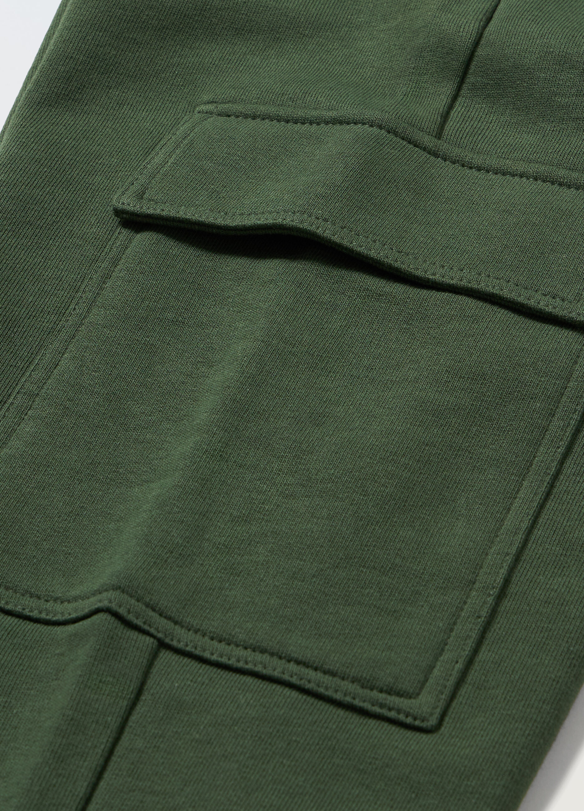 Jogger cargo in puro cotone ragazzo_1