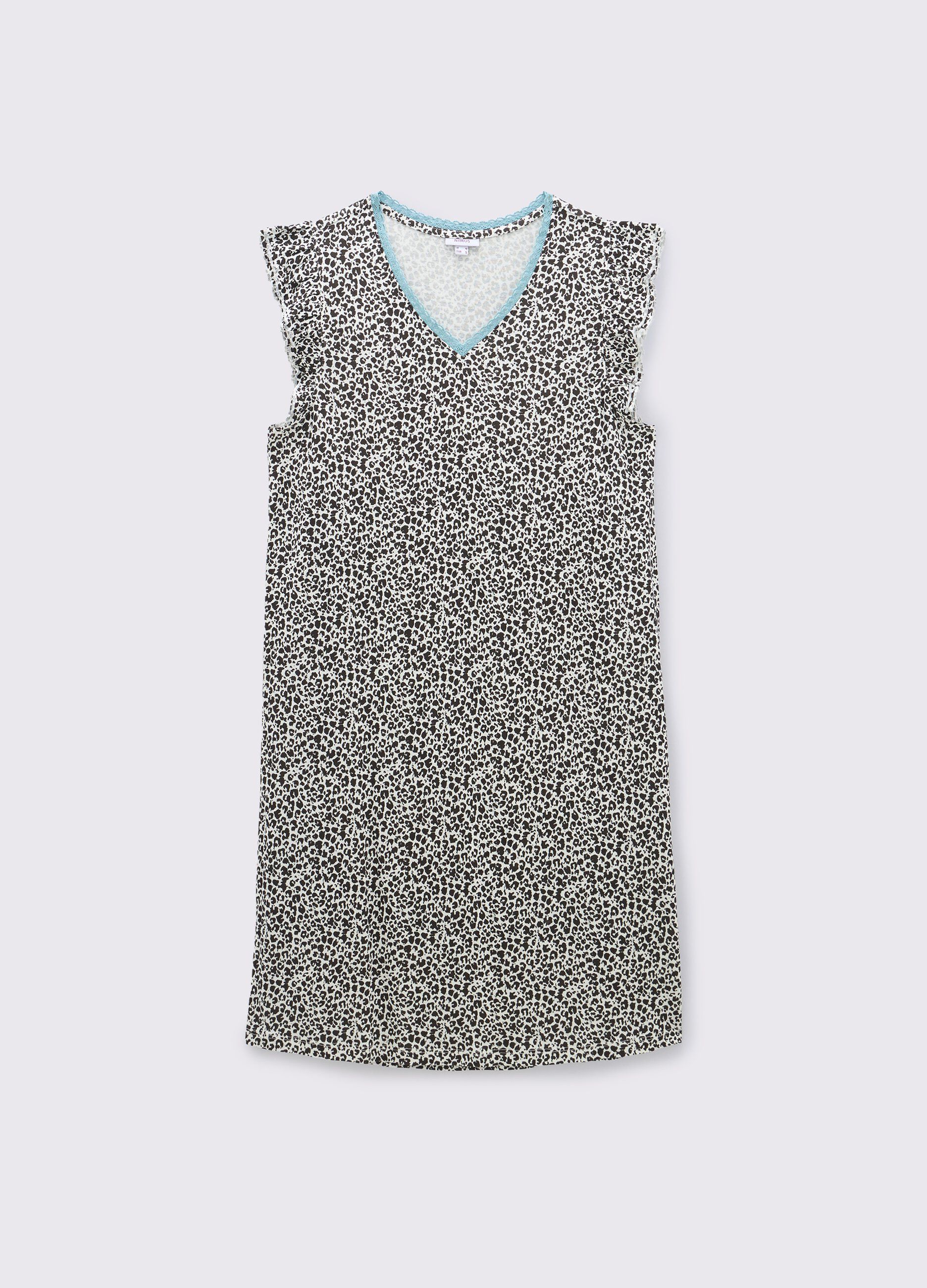 Camicia da notte in pura viscosa donna_0
