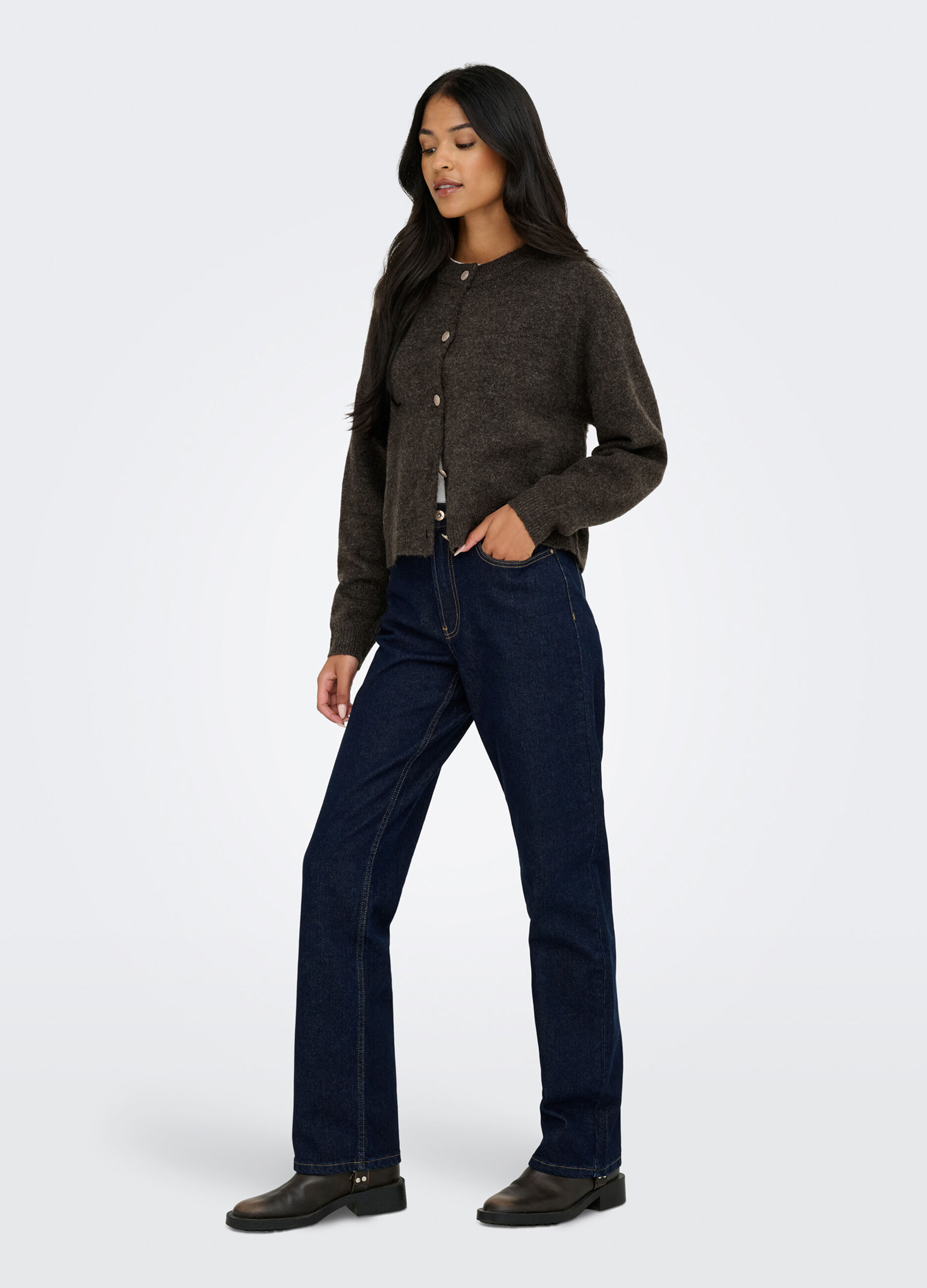 Cardigan mélange donna_2