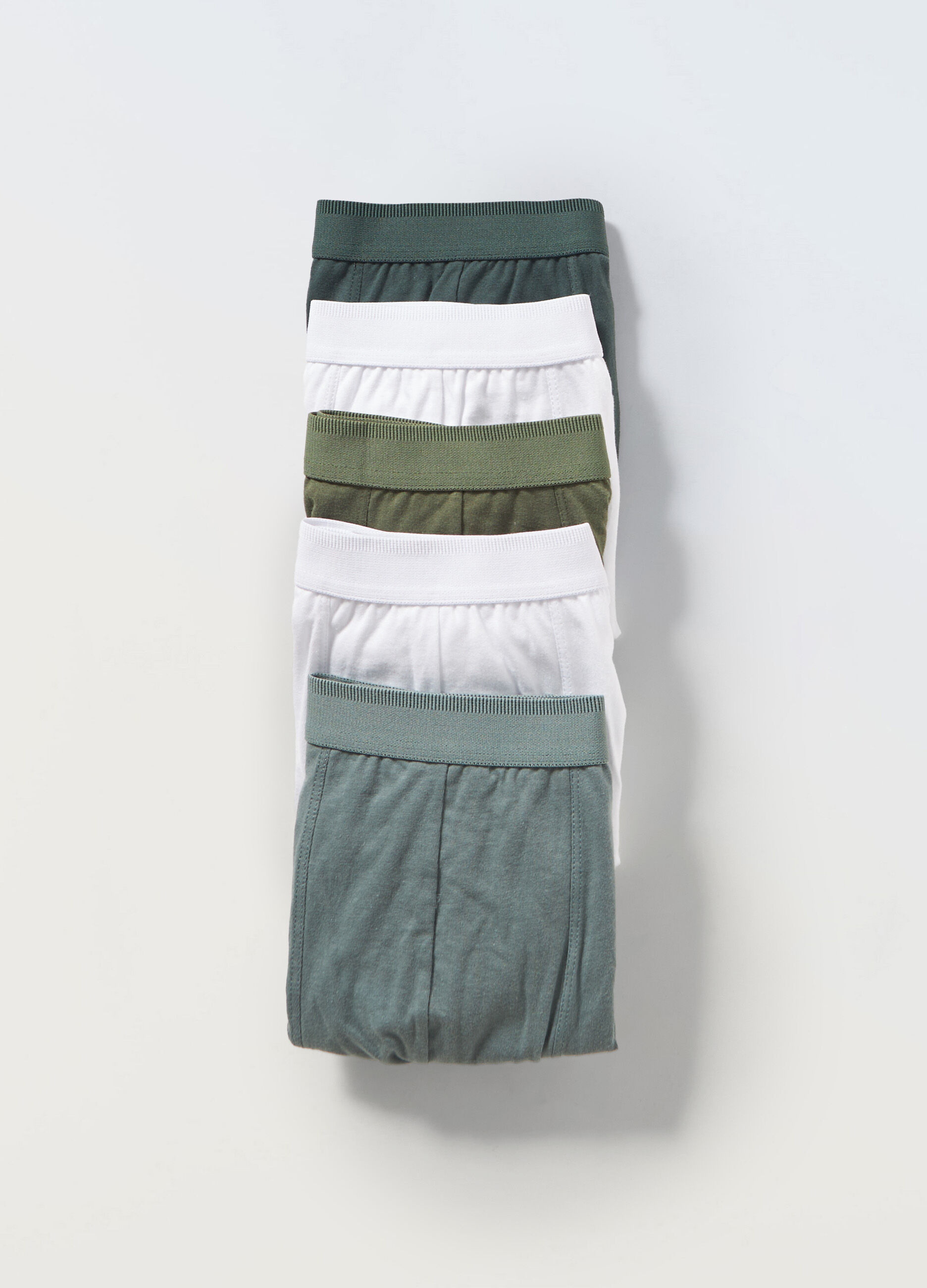 5 pack boxer in puro cotone con elastico uomo_0