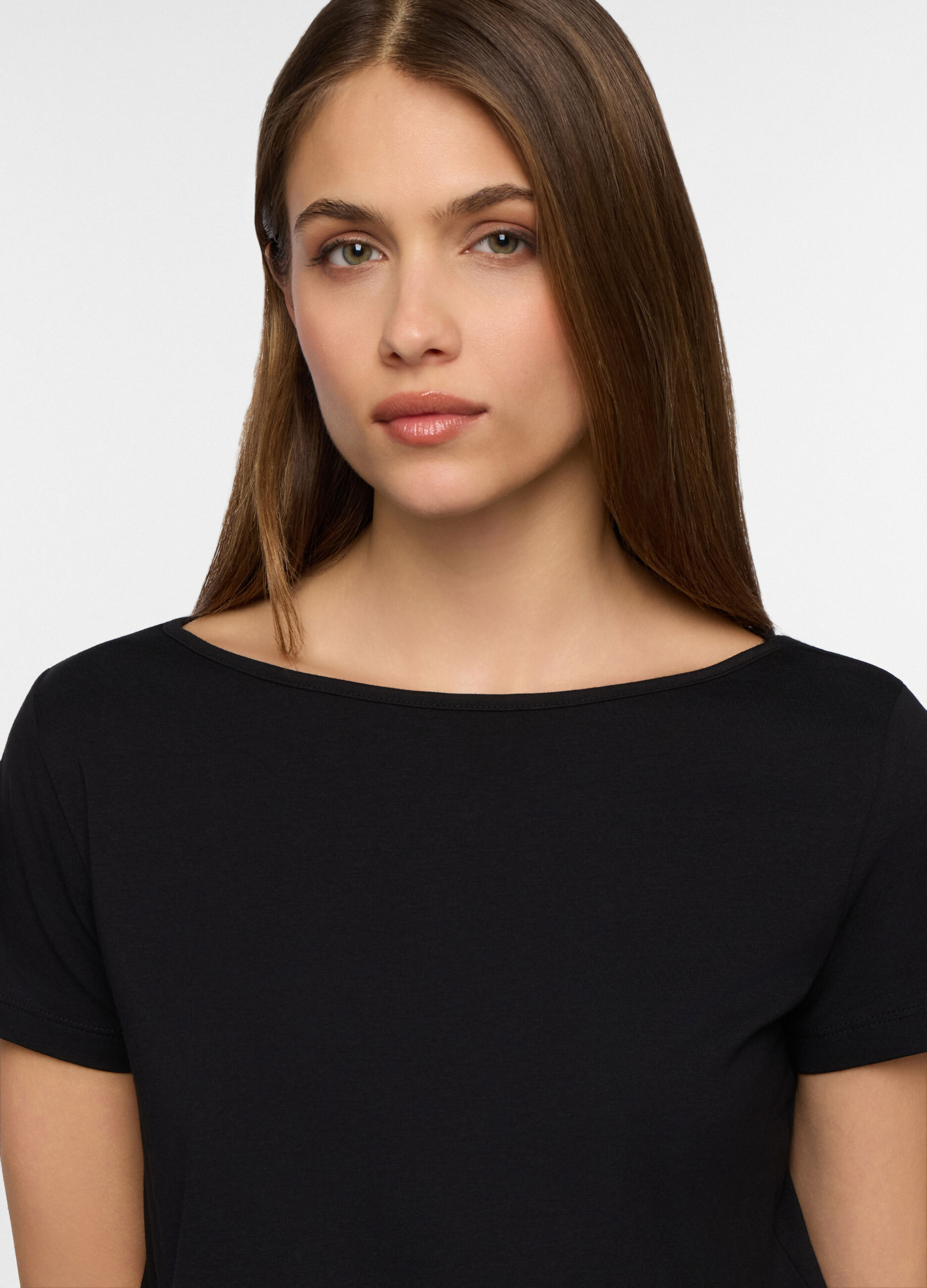 Abito corto stretch donna_2