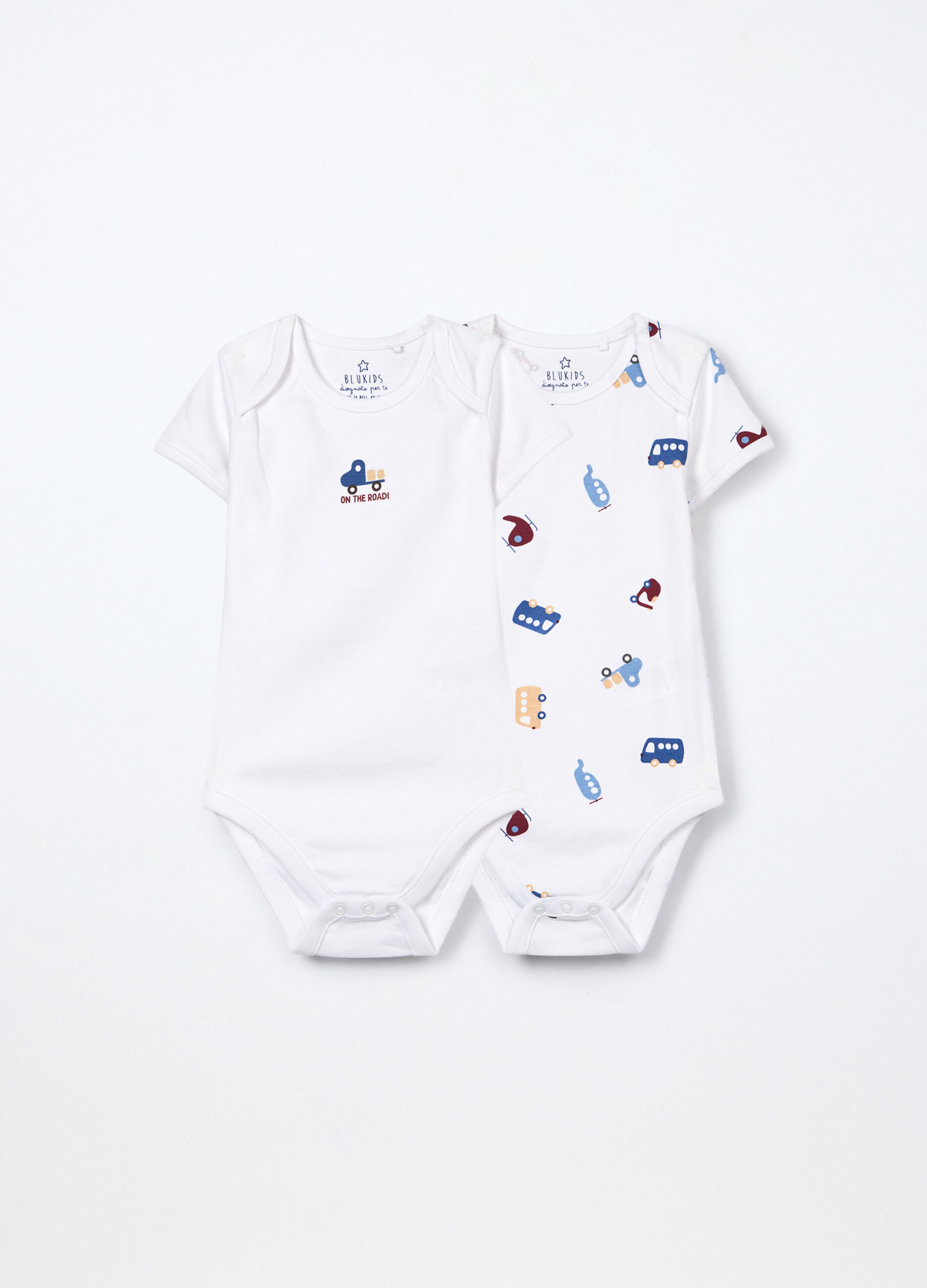 Pack 2 body in interlock di puro cotone neonato_0