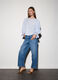 Blusa girocollo in popeline donna_0