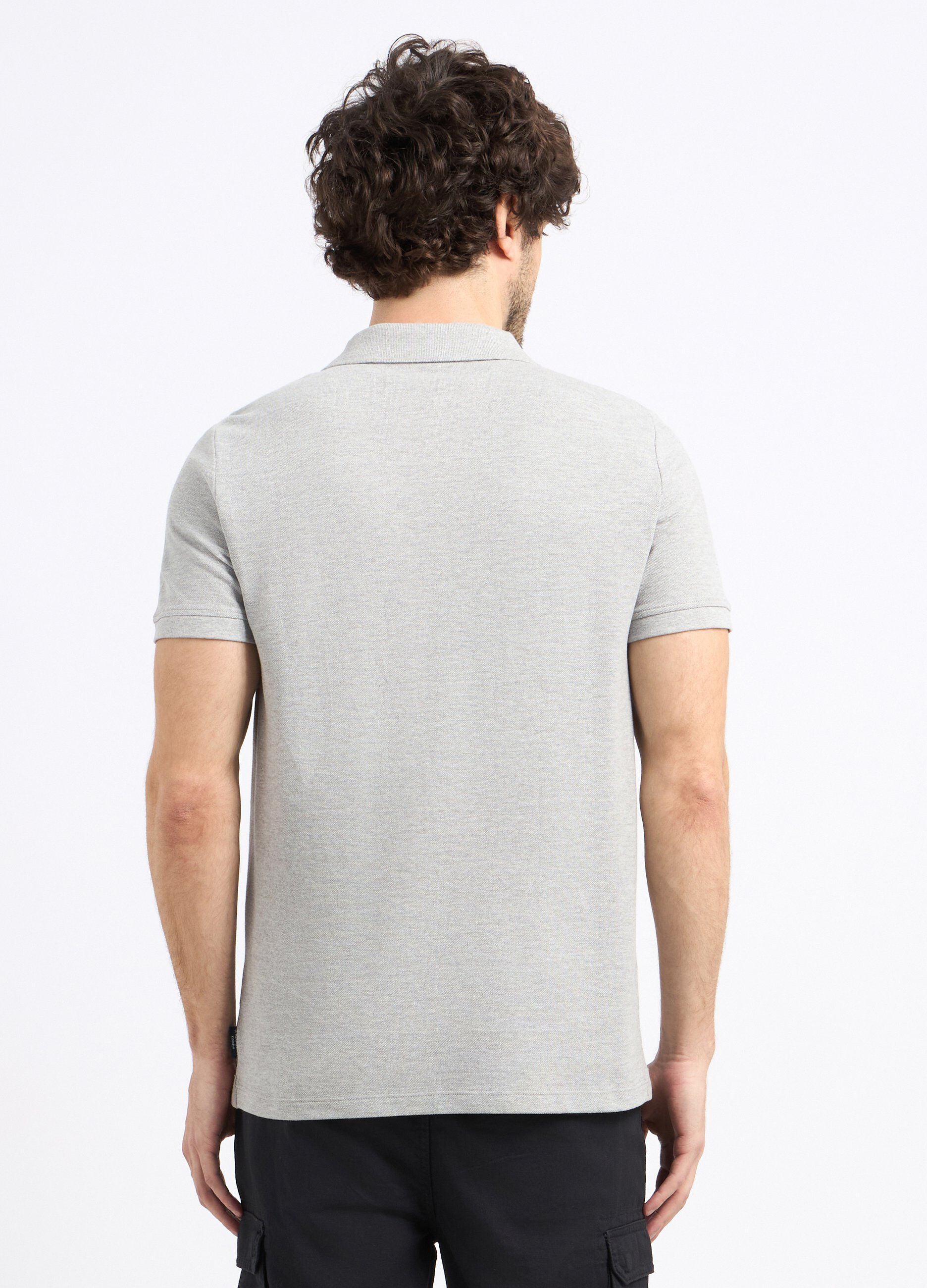 Polo in cotone piquet uomo_1