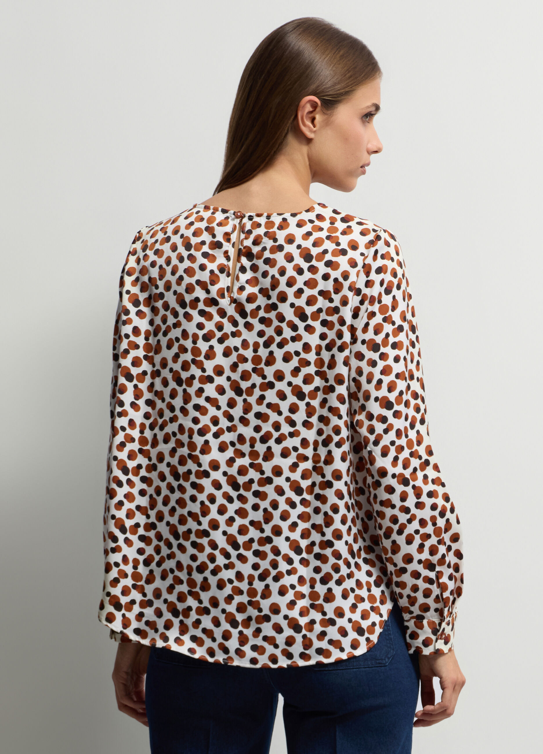 Blusa Fit Regular girocollo donna_1