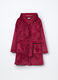 Vestaglia in coral fleece con cappuccio bambina_0