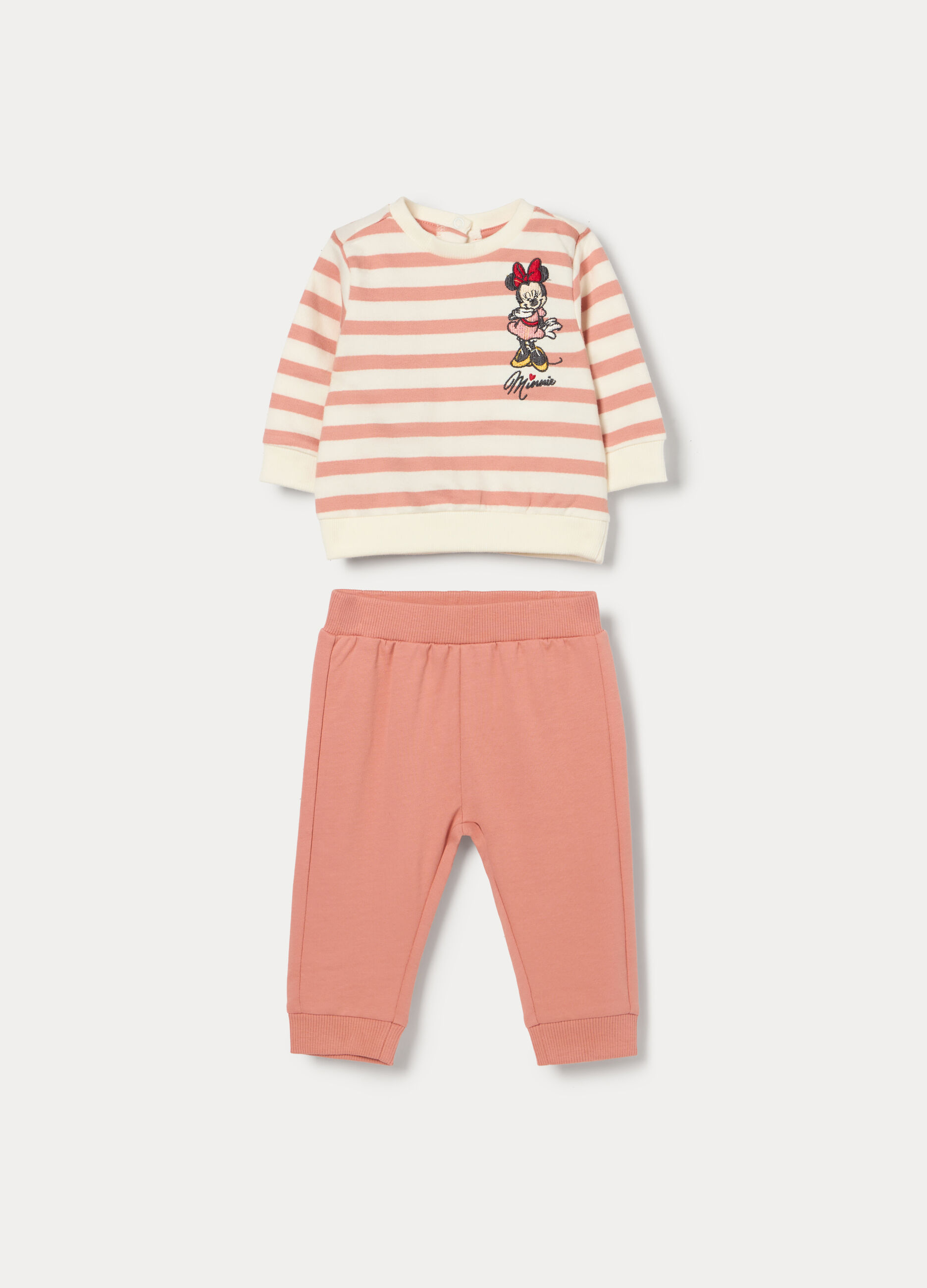 Jogging Disney set in french terry di puro cotone neonata_0
