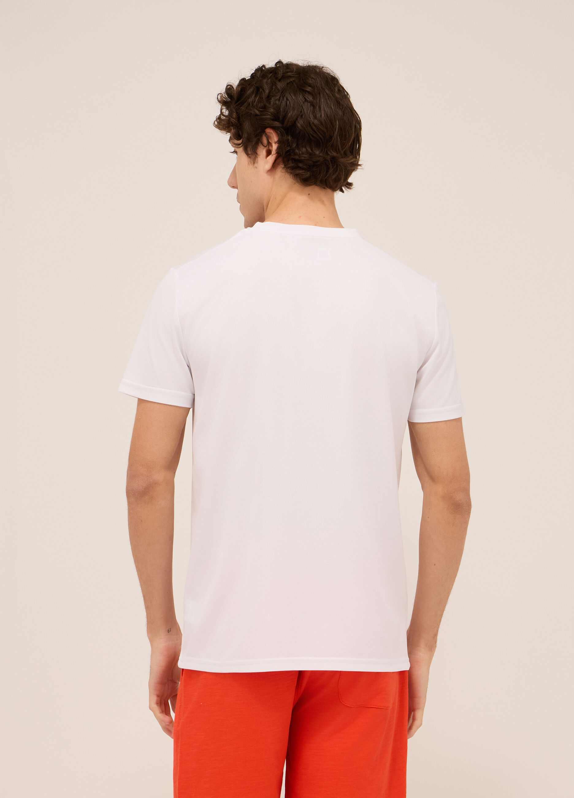 T-Shirt girocollo in piquet uomo_1