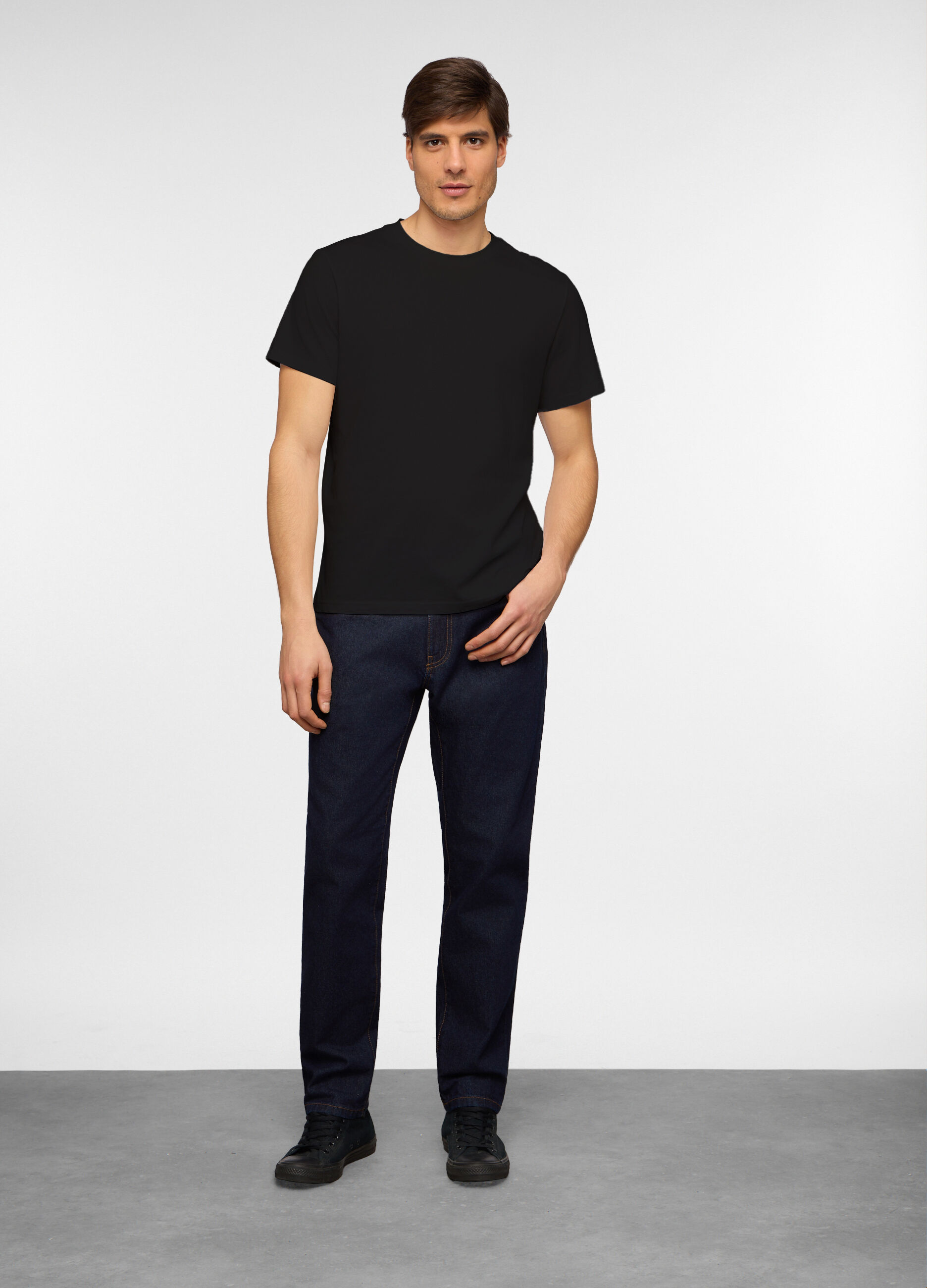 Jeans 5 tasche slim fit in denim uomo_0