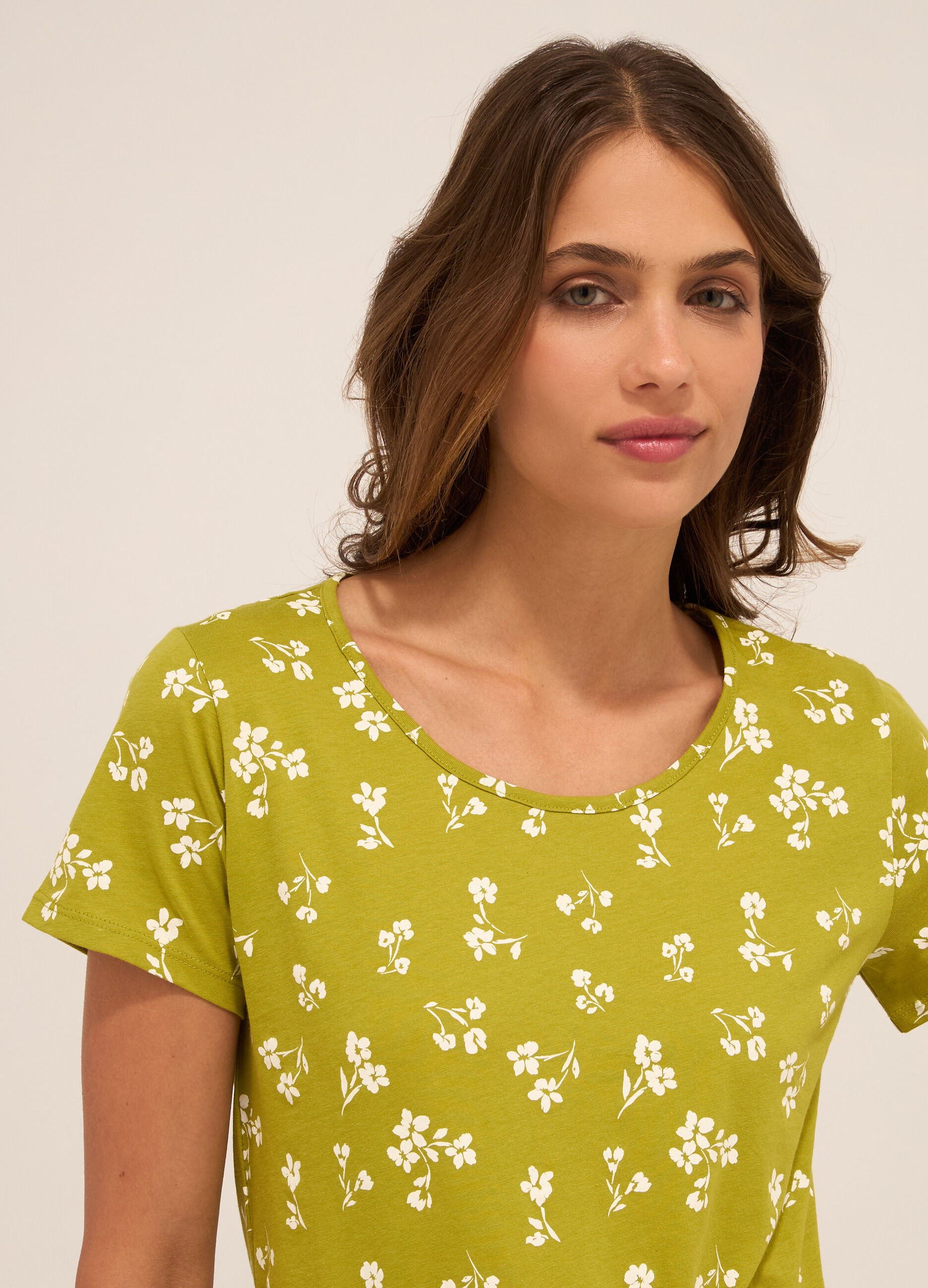 T-shirt in puro cotone donna_2