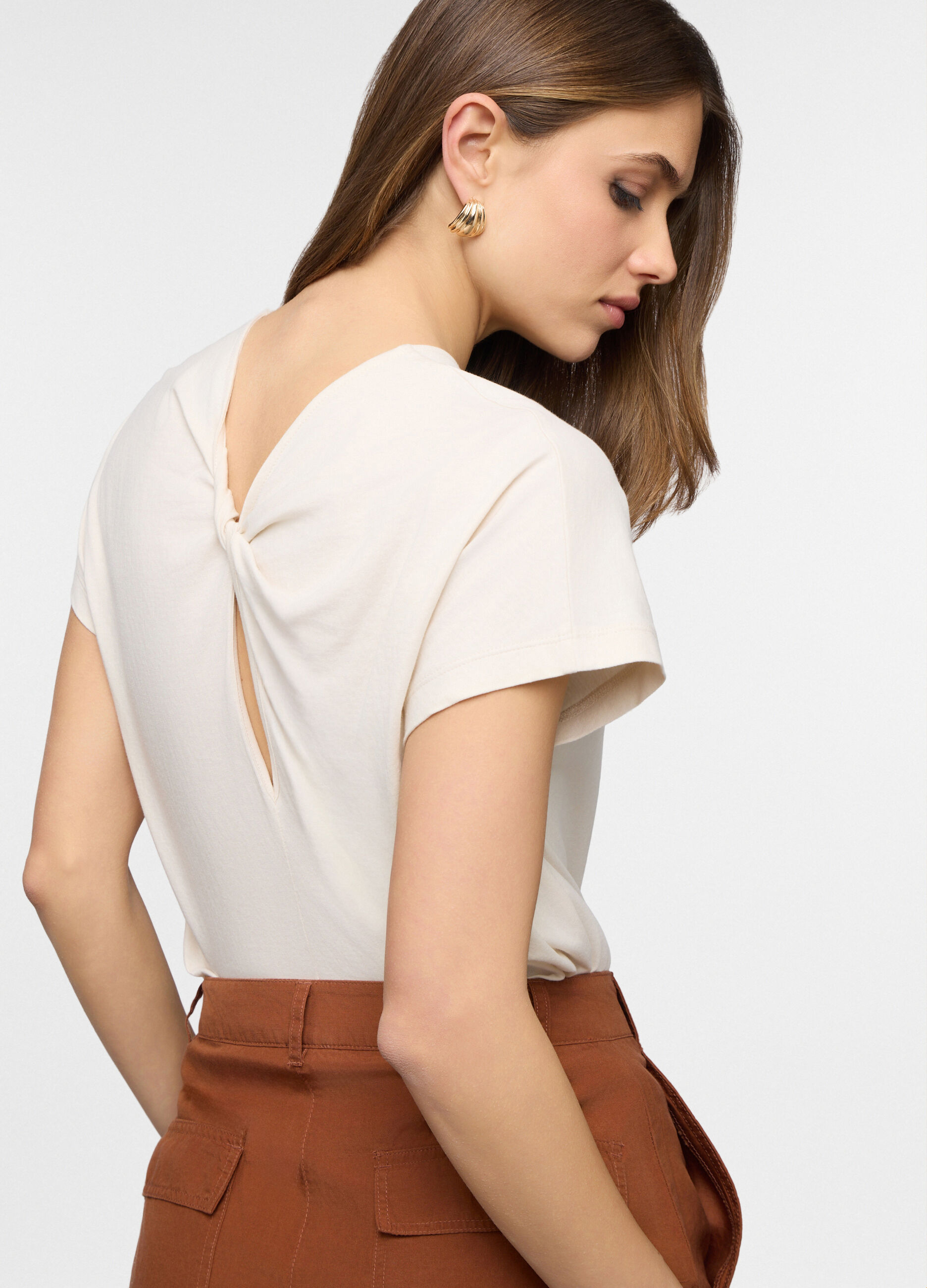 T-shirt girocollo donna_2