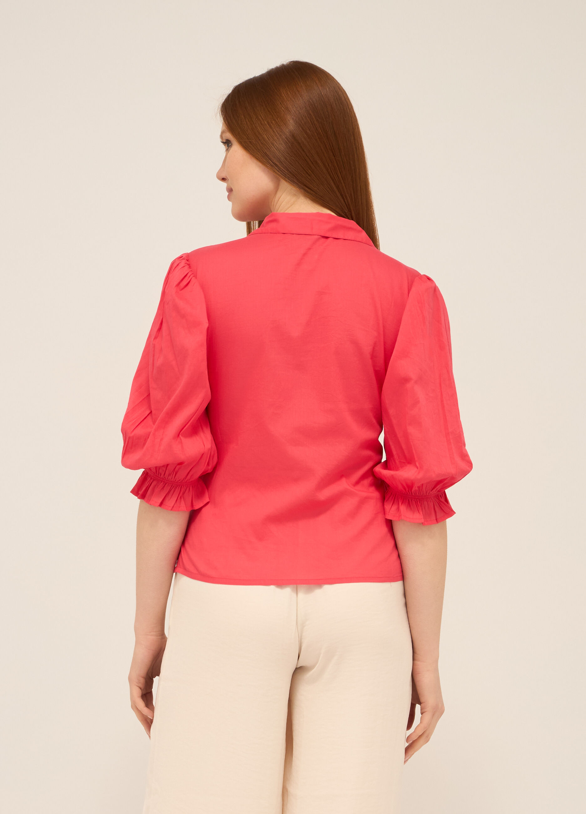 Camicia in puro cotone donna