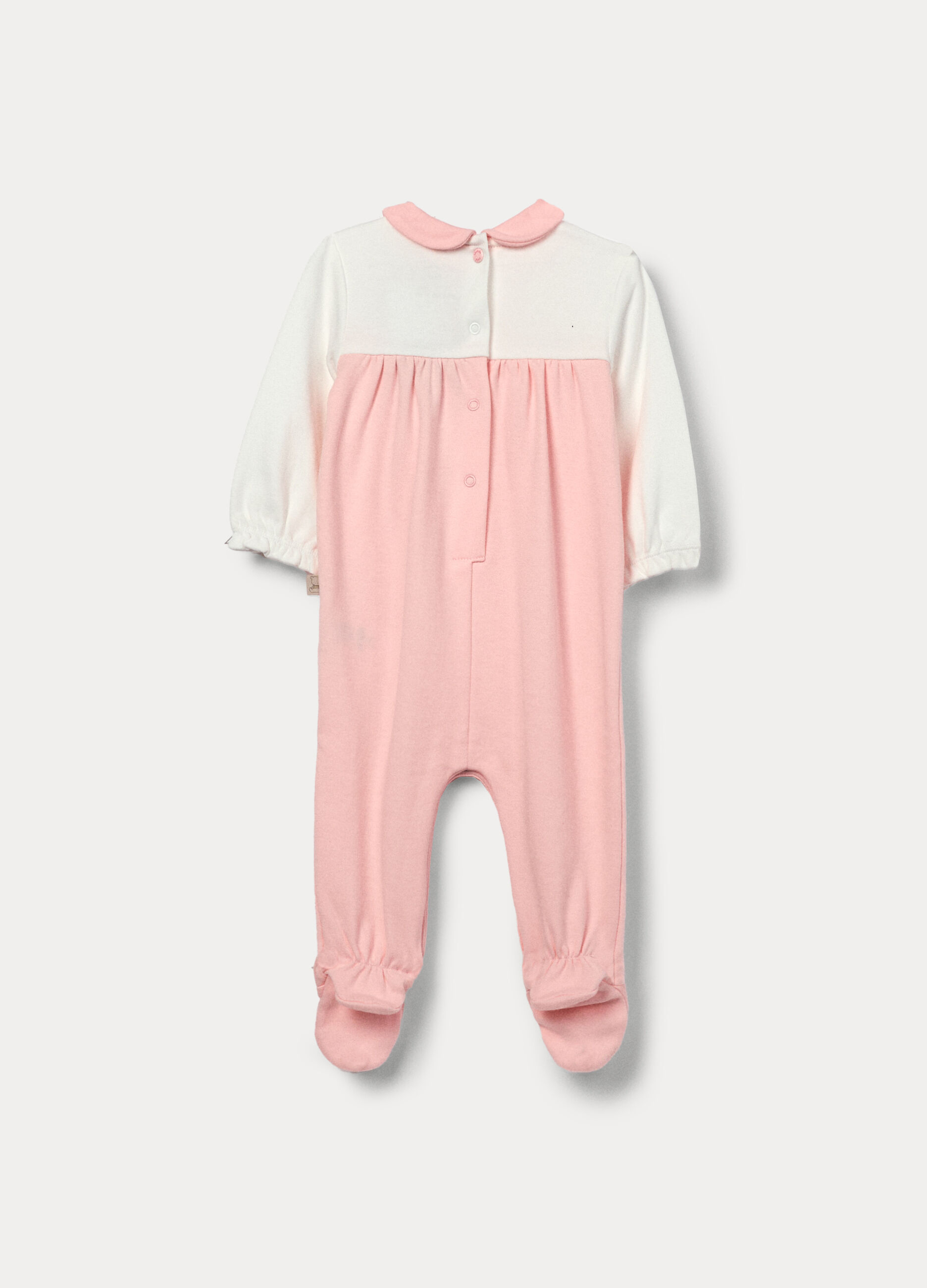 Tutina in interlock di puro cotone neonata_1