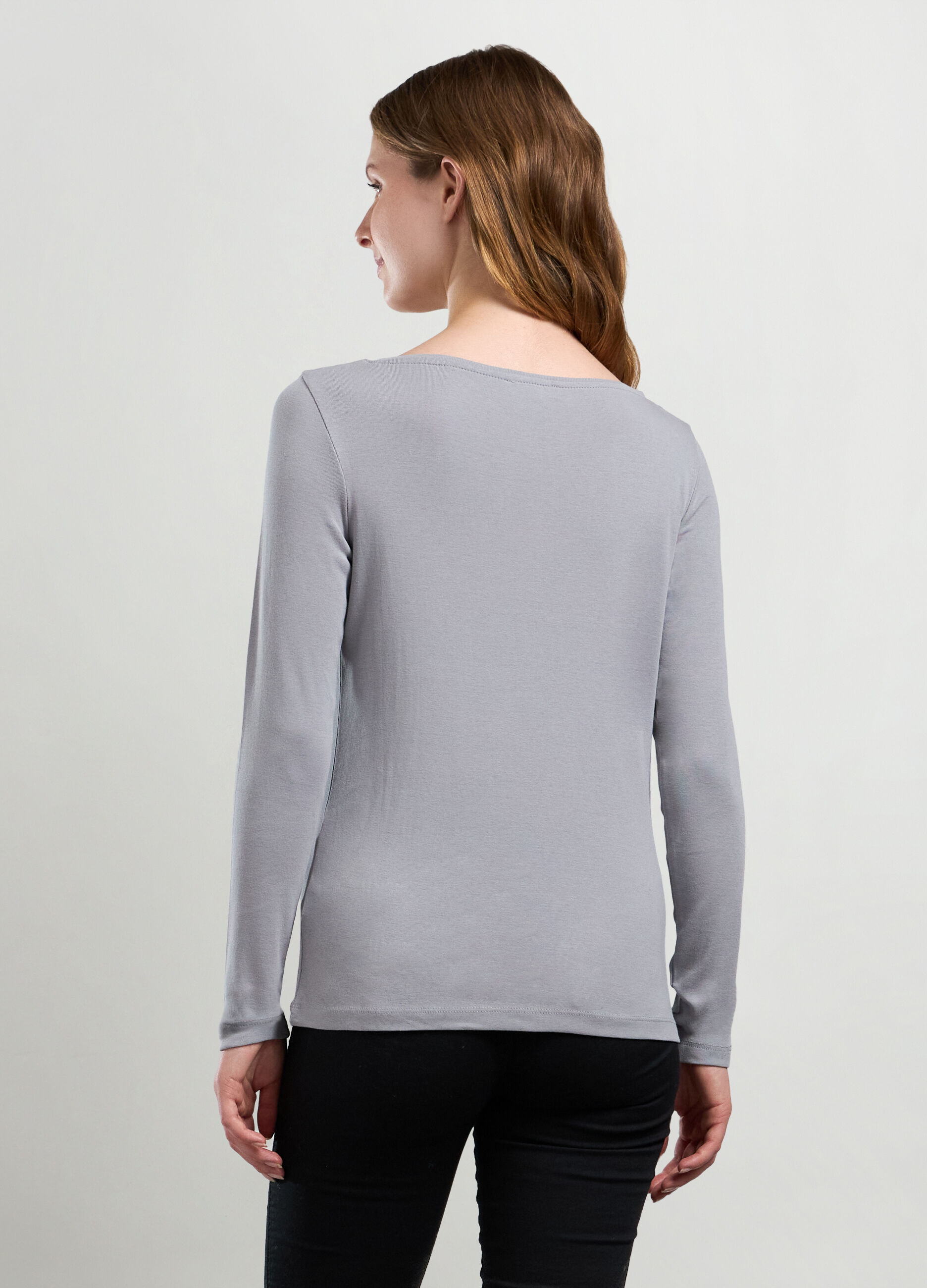 T-shirt in puro cotone donna_1