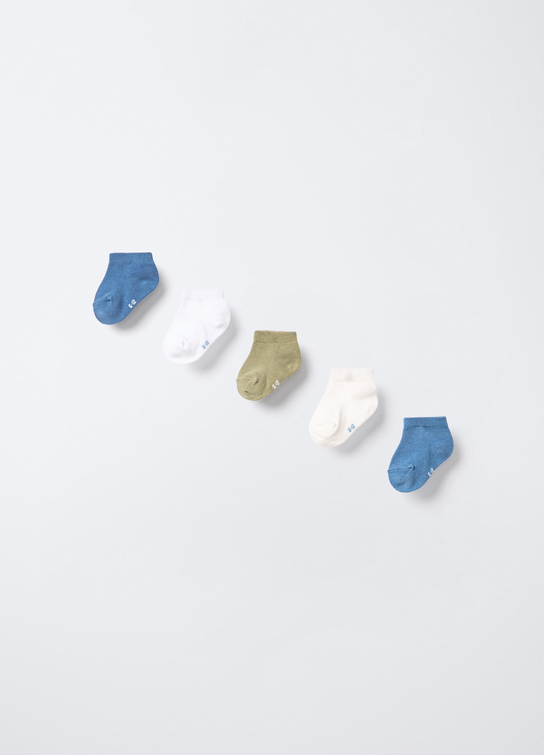 Pack 5 calze corte misto cotone_1