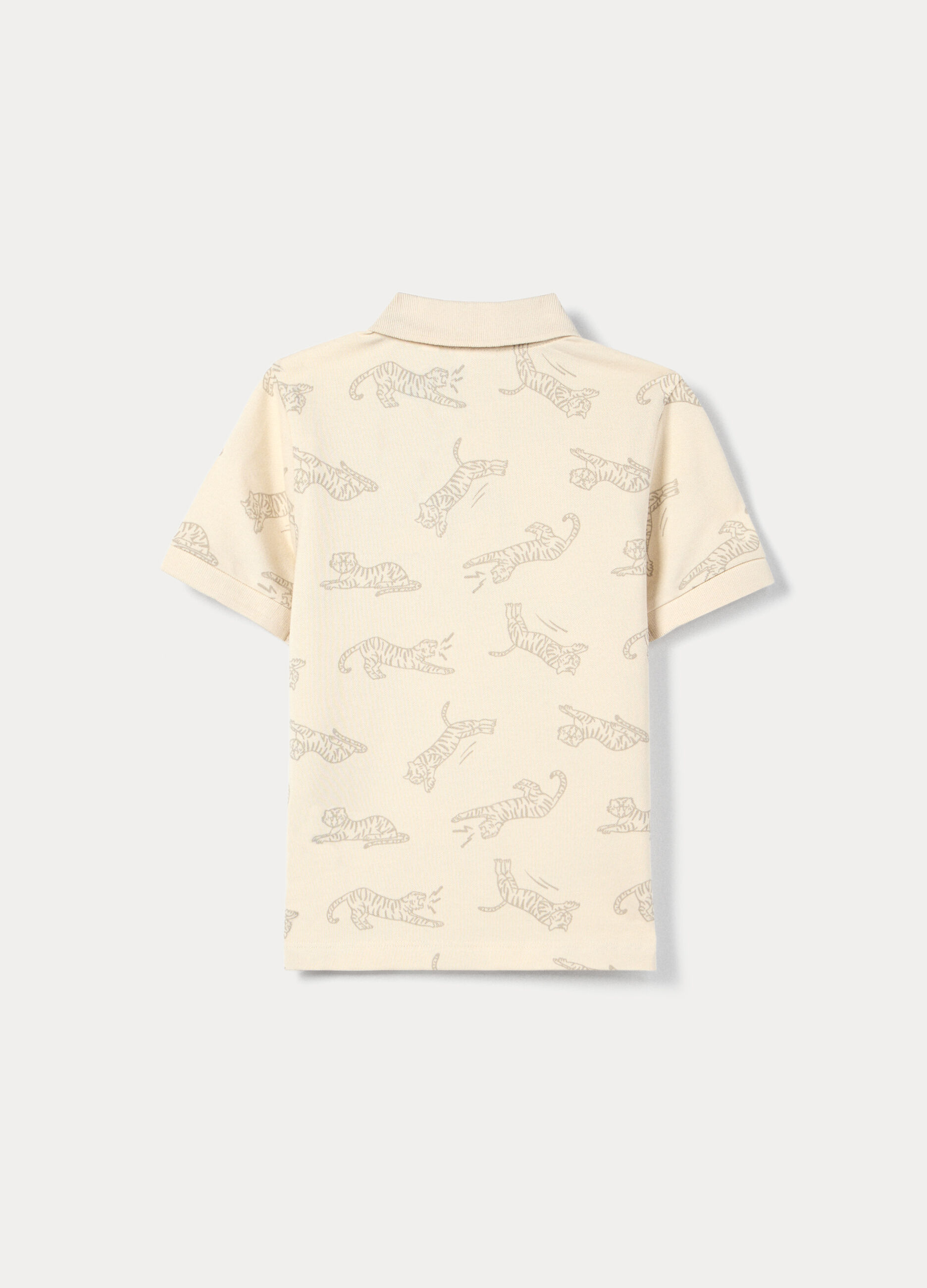 Polo in puro cotone Piquet bambino_1