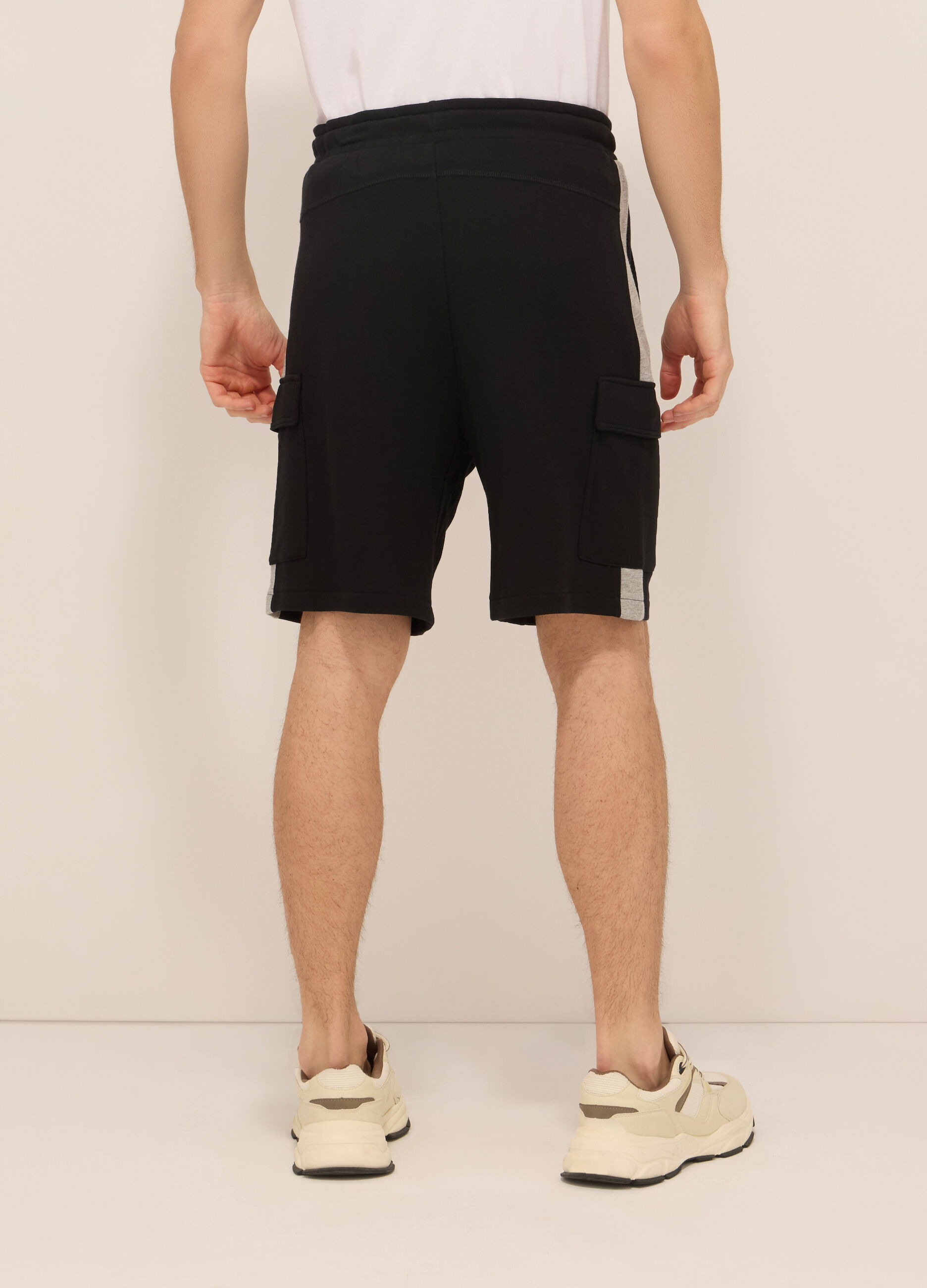 Short sportivi in felpa di cotone uomo_1