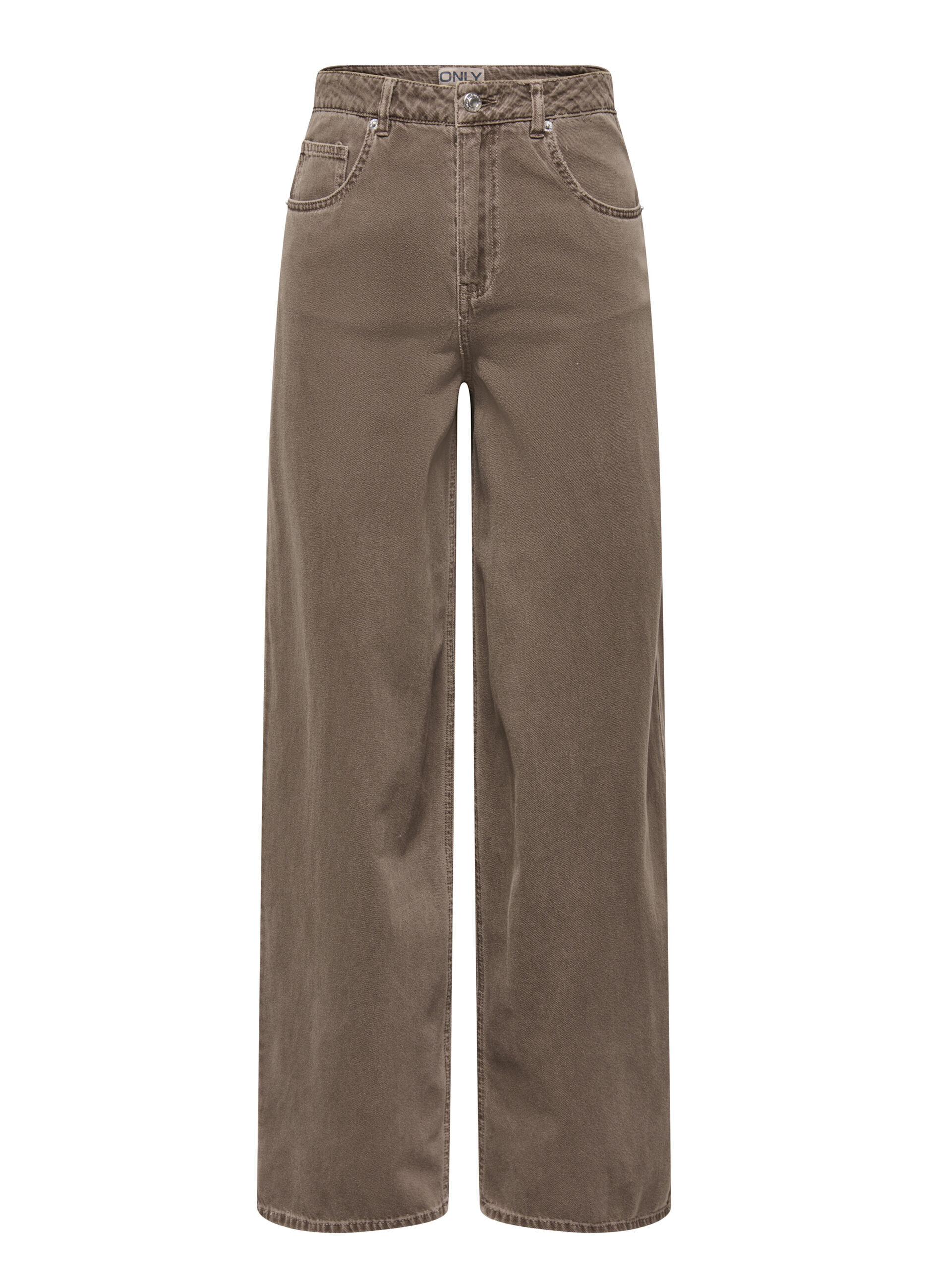 Pantaloni Wide Leg in denim donna_0