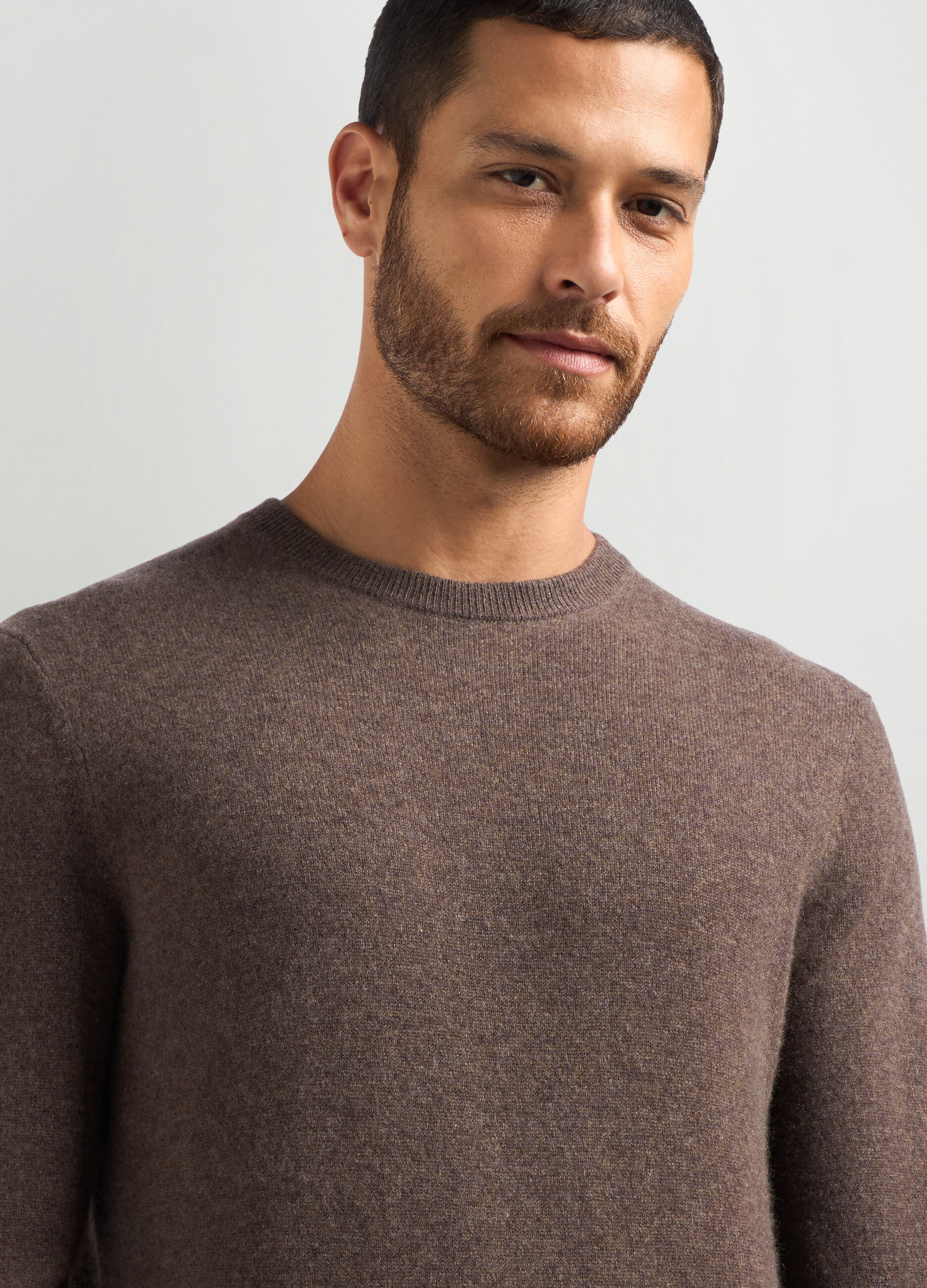 Pullover girocollo in puro cashmere uomo_2