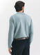 Polo a maniche lunghe in maglia di lambswool uomo_3