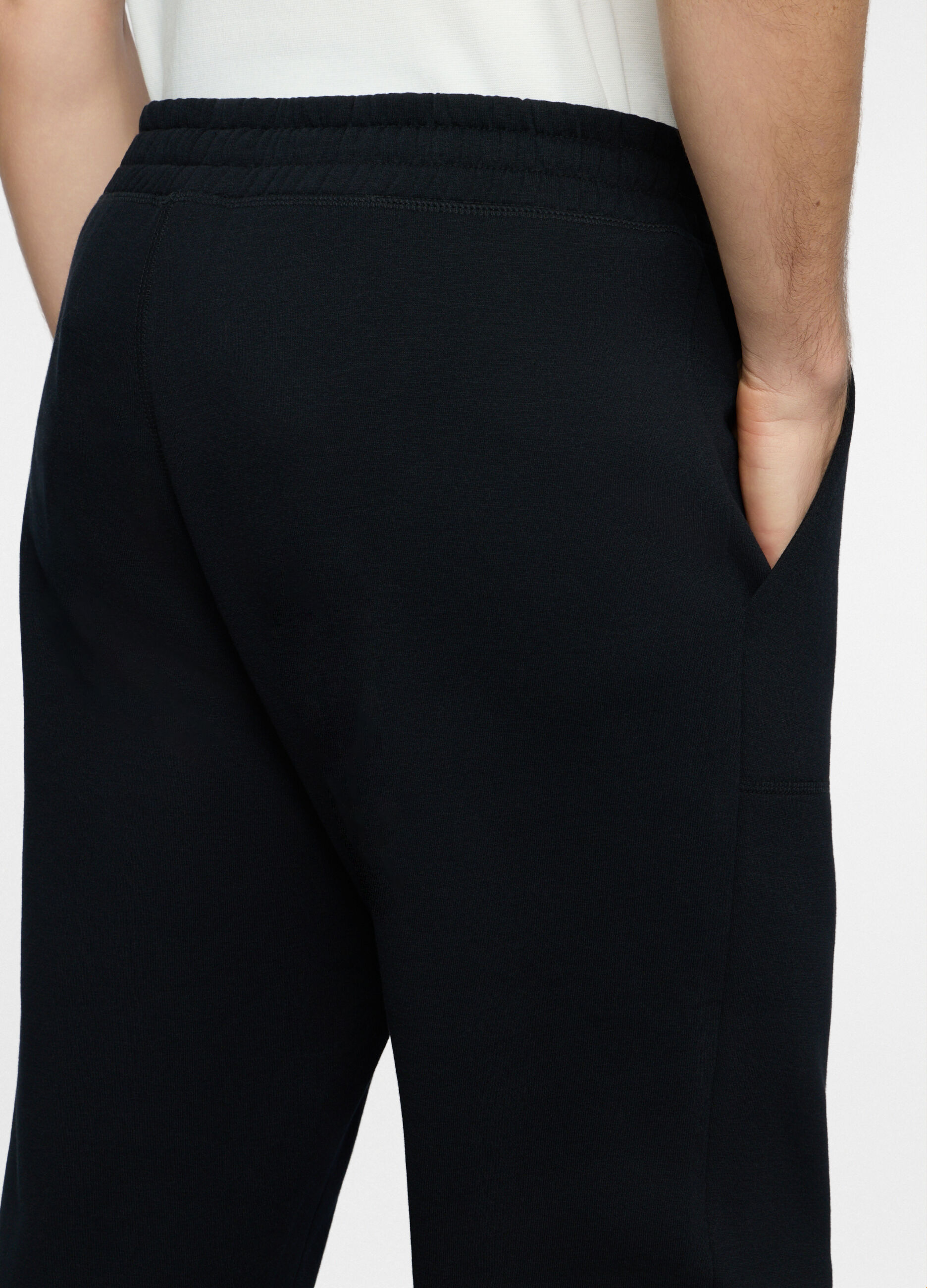 Jogger regular fit in misto cotone uomo_2