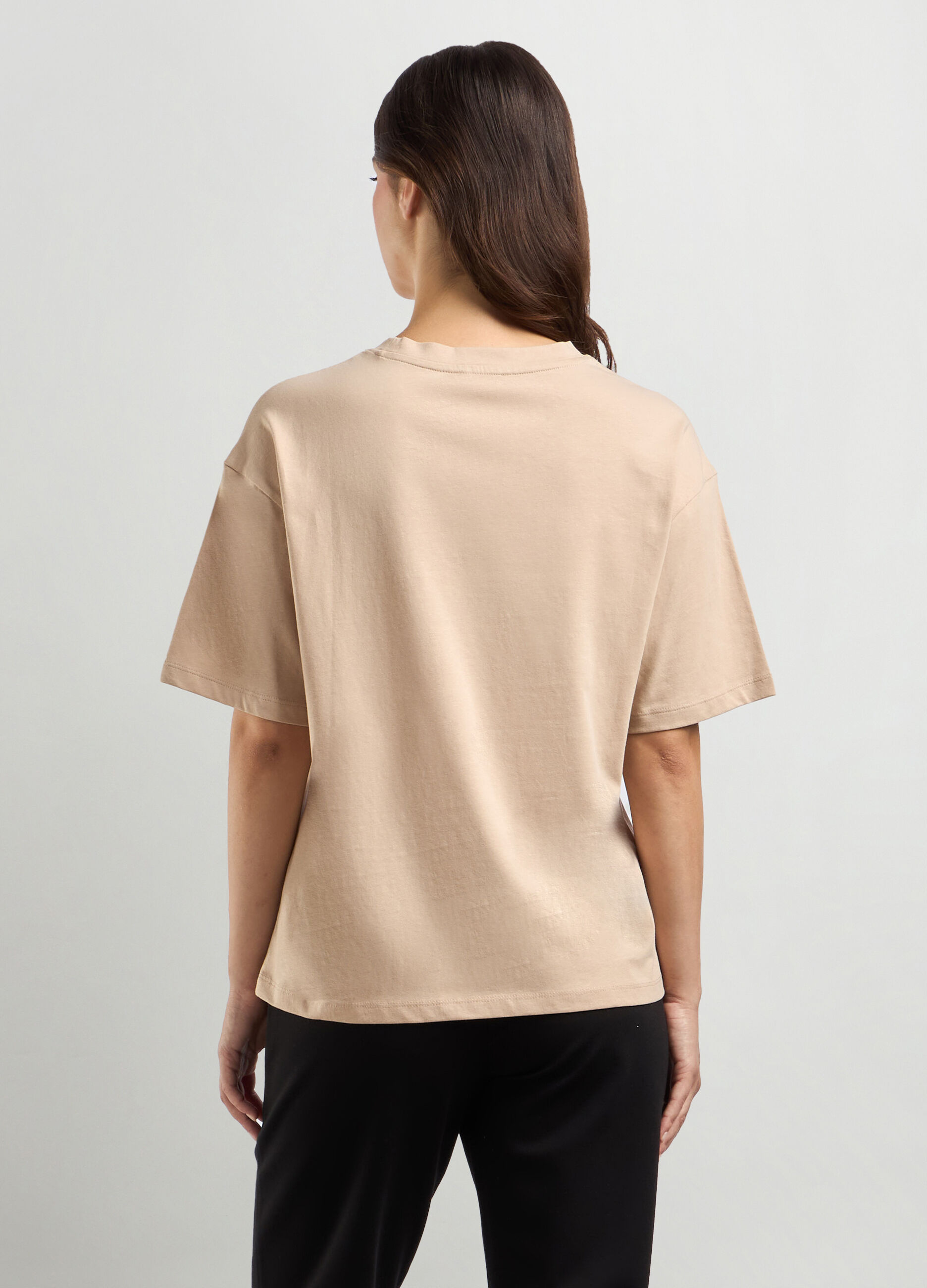 T-shirt in puro cotone donna_1