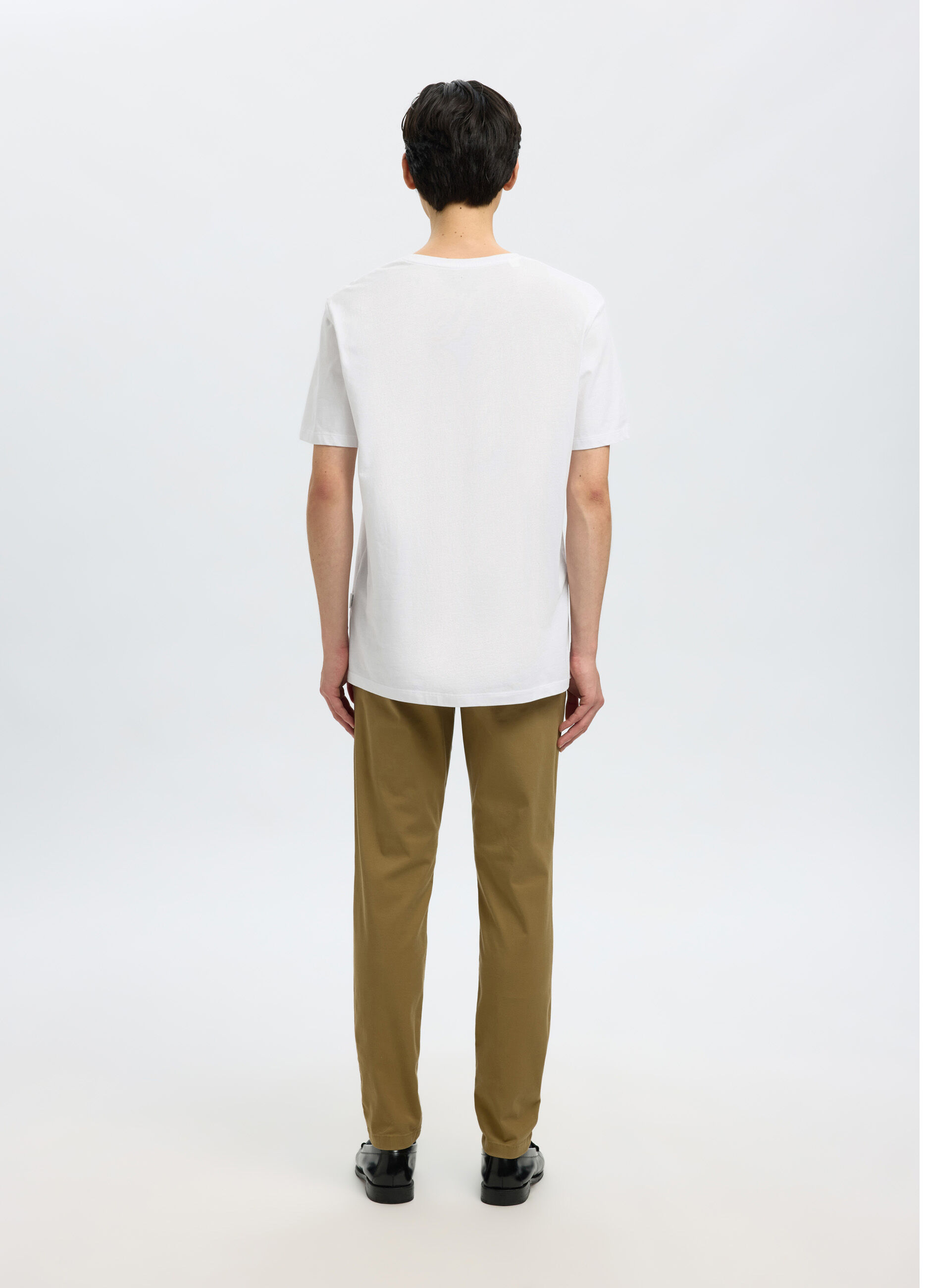 T-shirt girocollo tinta unita uomo_2